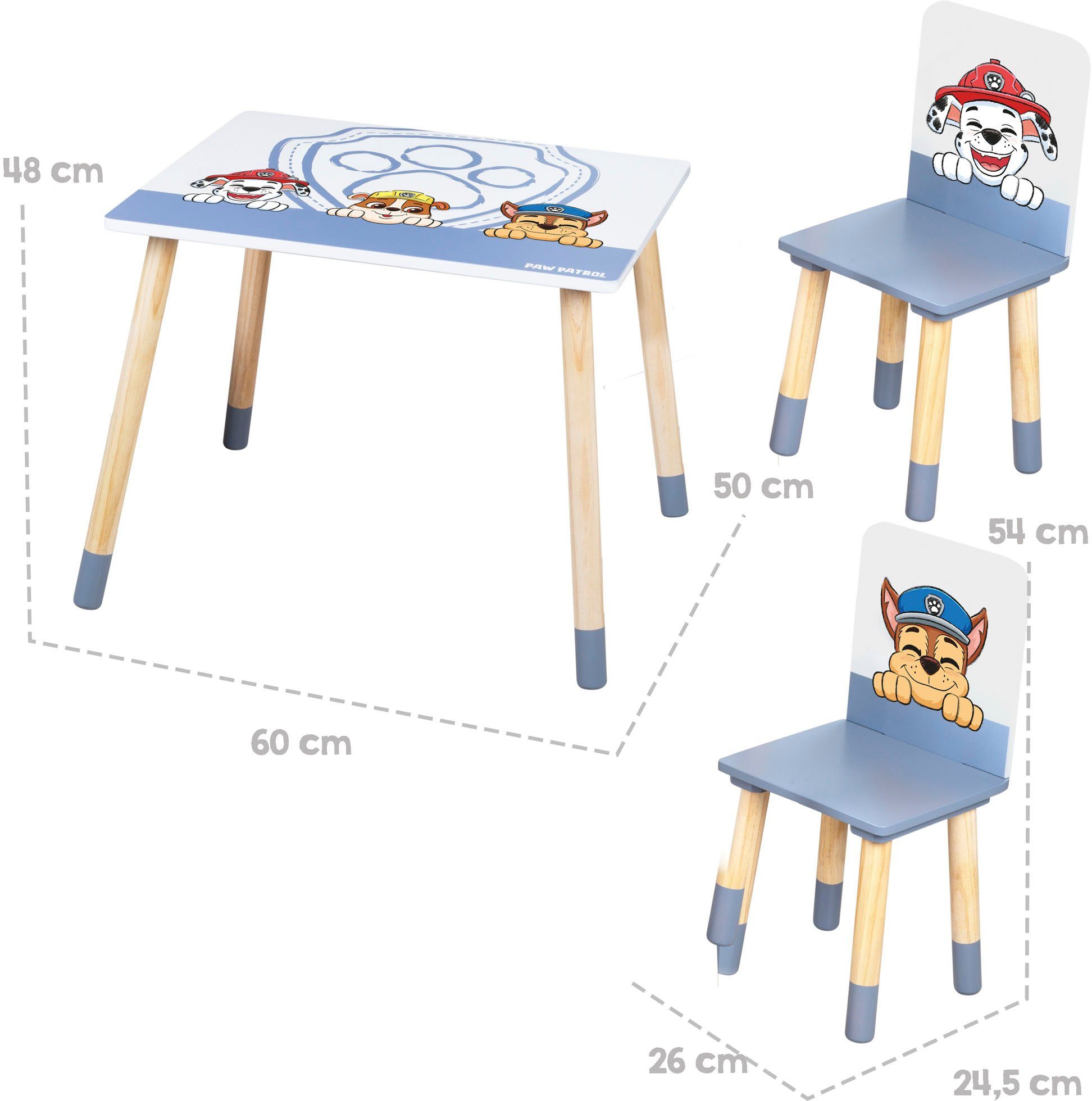 roba® PAW Patrol children's seating set (3-piece)
