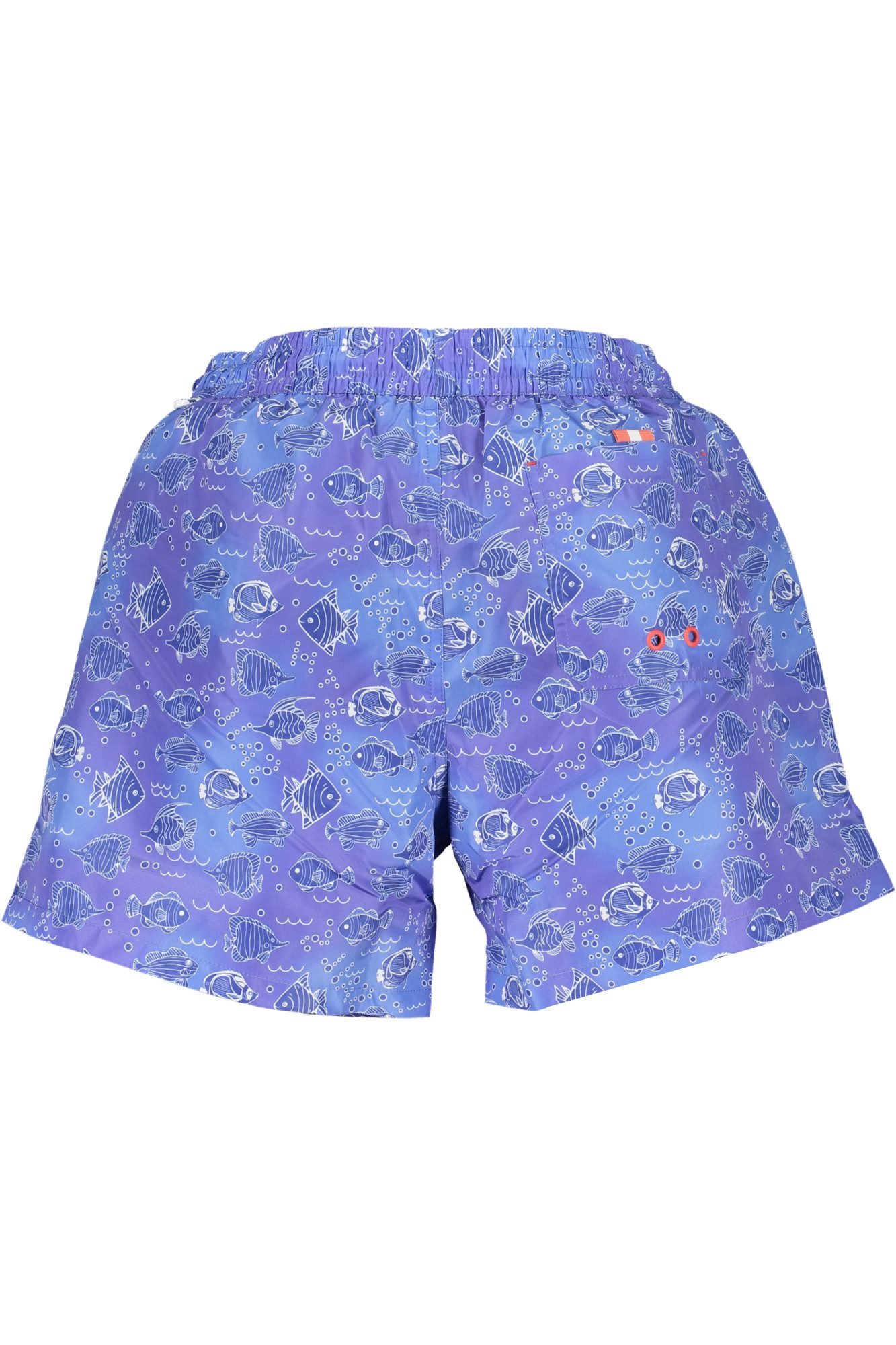 North Sails Badeshorts Lila Herren-Badehose aus Recyclingmaterial mit Taschen und Kordelzug
