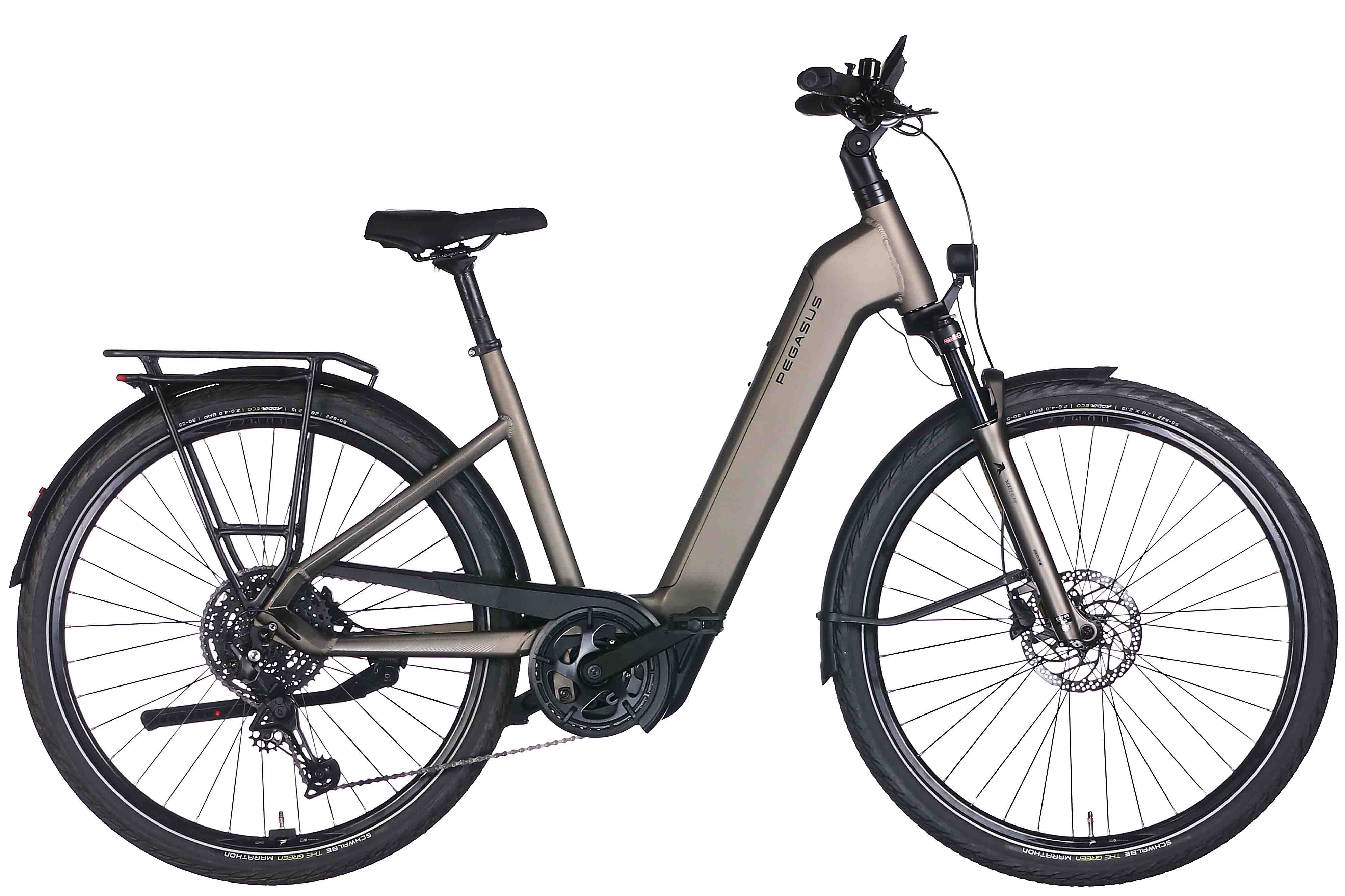 Pegasus E-Bike Pegasus Premio EVO 10 Lite 800 Wh Damen braun 2025, 10 Gang Shimano Cues RD-U6000, Kettenschaltung, Bosch Performance Line CX GEN5 smart System, 800 Wh