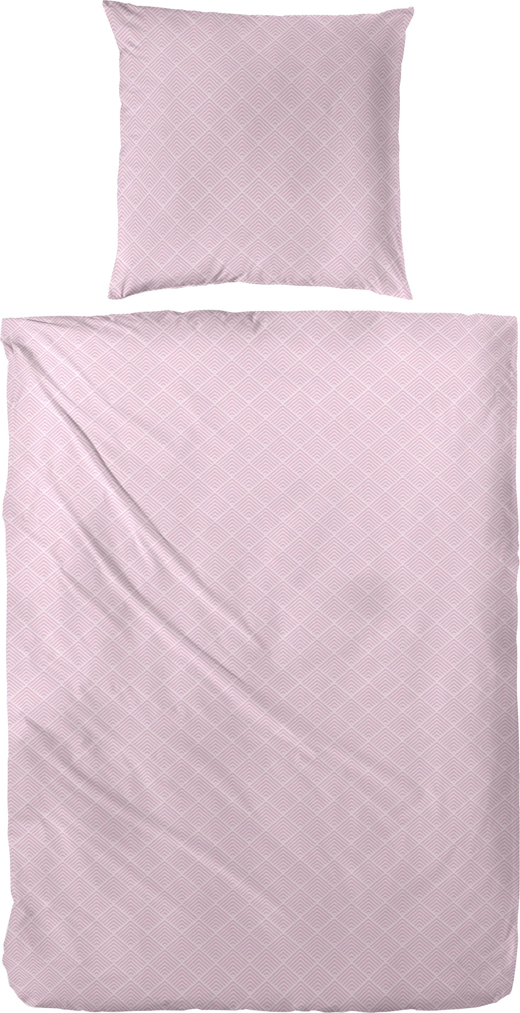 Primera Bettwäsche Lani, Mako-Satin, 2 teilig, mit feinem Muster