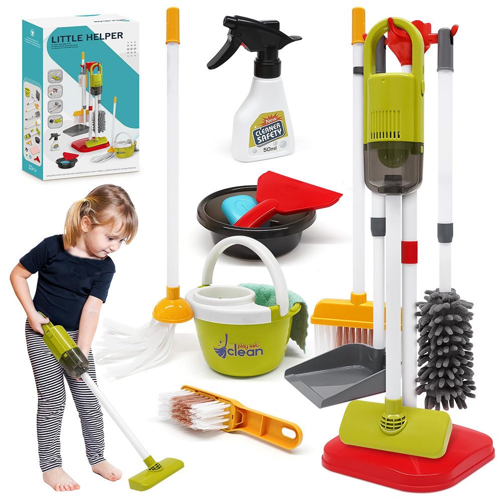 CLTYQ Kinder-Haushaltsset Reinigungs-Set, Kinderstaubsauger Mit Saug günstig online kaufen