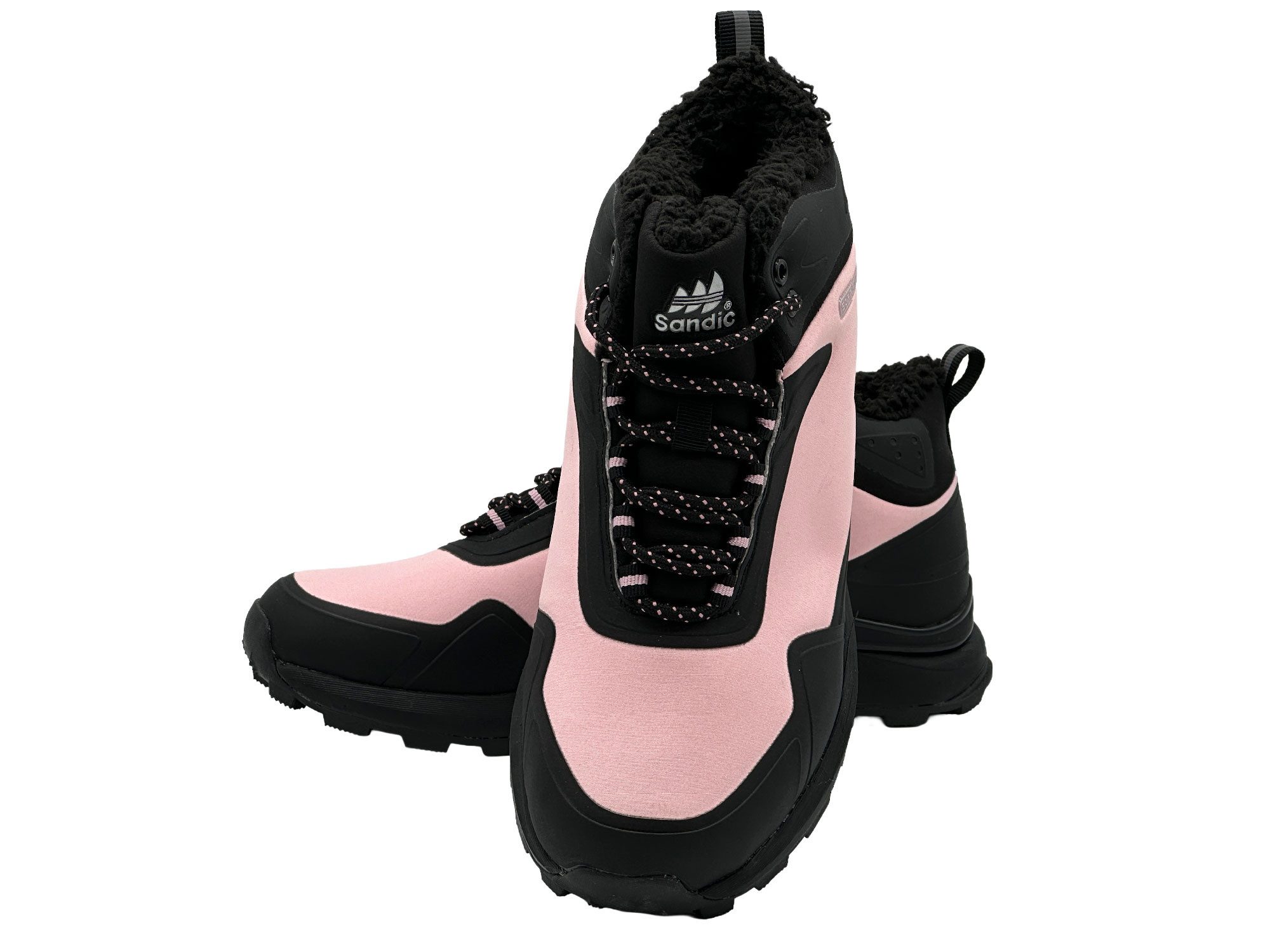 Nowaland gefütterte Trekkingschuhe Outdoorschuhe Wanderstiefel Isolierende Innenfütterung, Softshell-Obermaterial