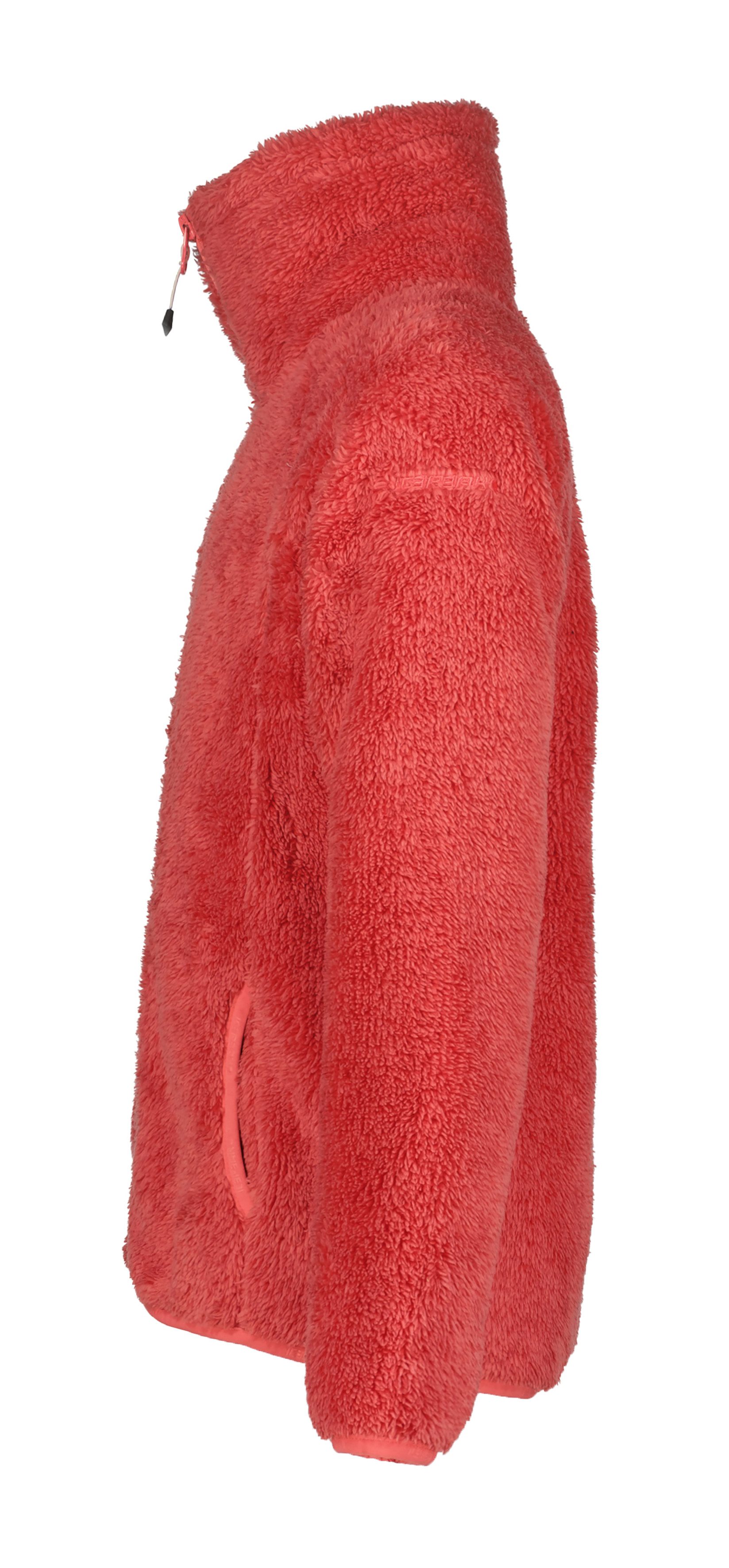 Icepeak Fleecejacke LOMA JR mit eingefasster Kante an Ärmeln und Rumpf, hochschließender Kragen