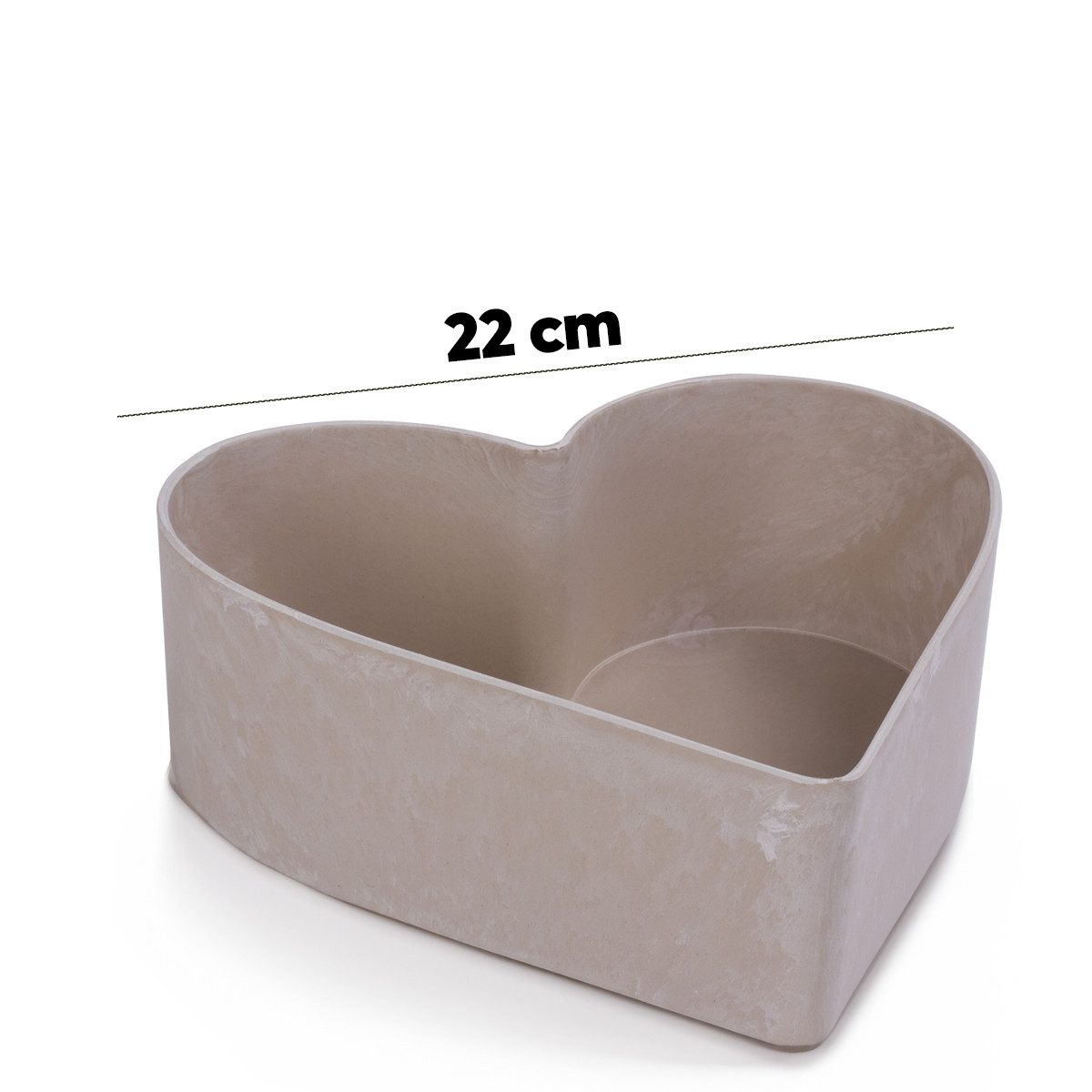 matches21 HOME & HOBBY Blumentopf Herz günstig online kaufen