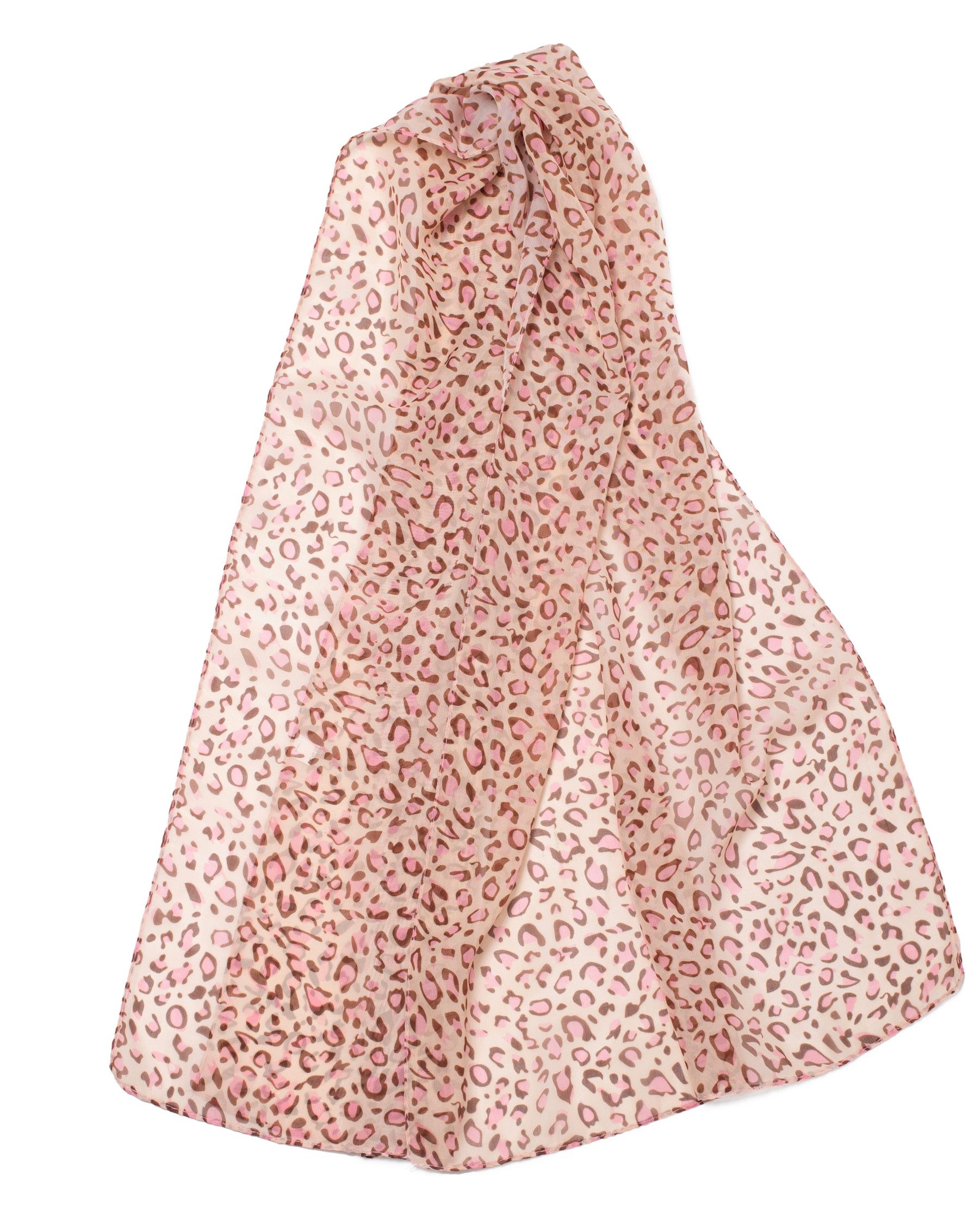 MayTree Modeschal leichter Chiffonschal Damen Leopard günstig online kaufen