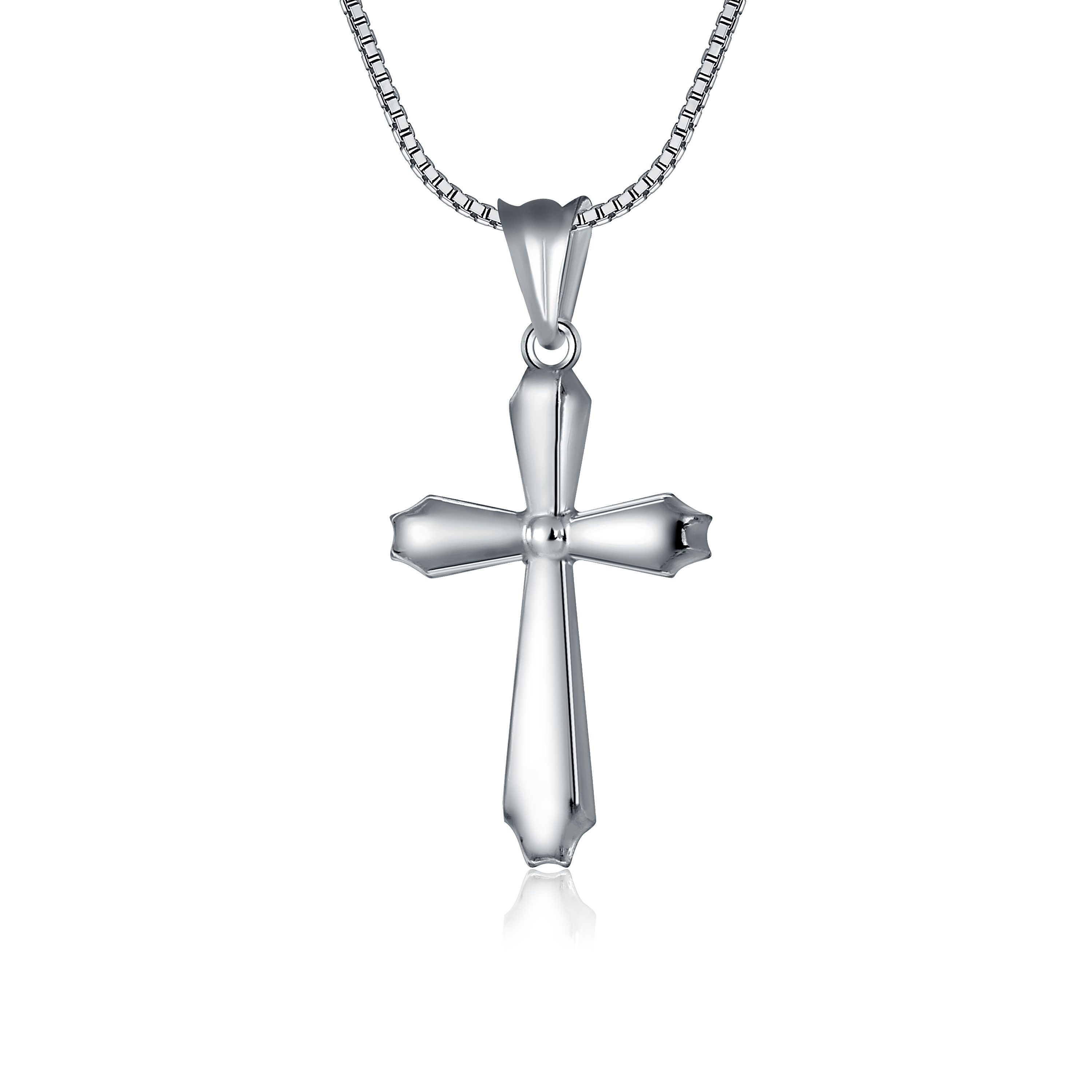 NAHLE Kette mit Anhänger Kreuz Silberkette günstig online kaufen