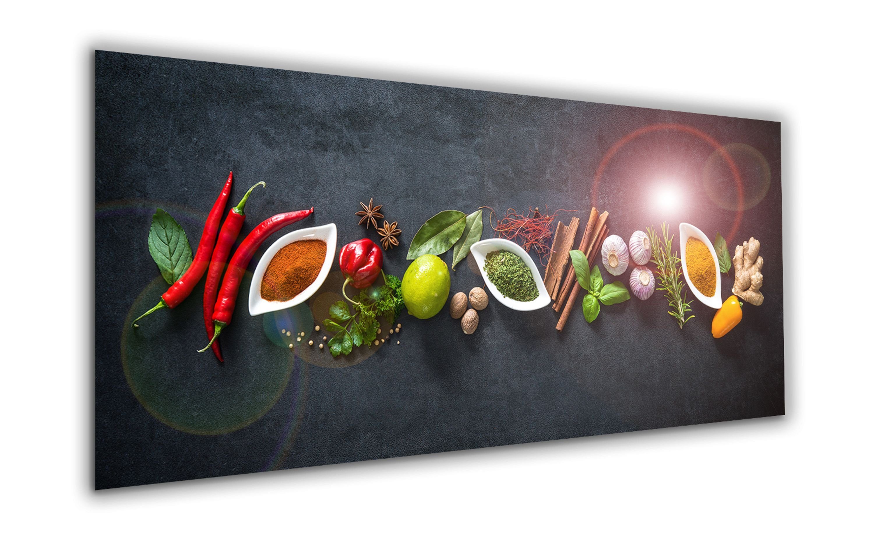 artissimo Glasbild Glasbild XXL 125x50 cm Bild aus Glas für die Küche groß günstig online kaufen