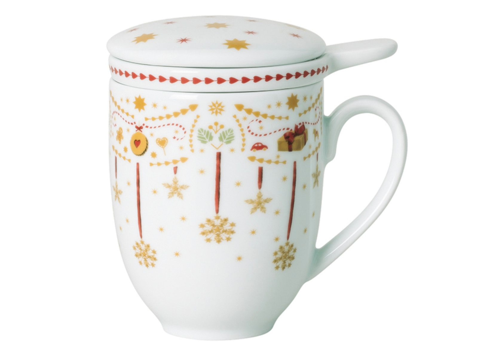 Hutschenreuther Becher Christmas Love Tee-Becher Set 3tlg, Porzellan