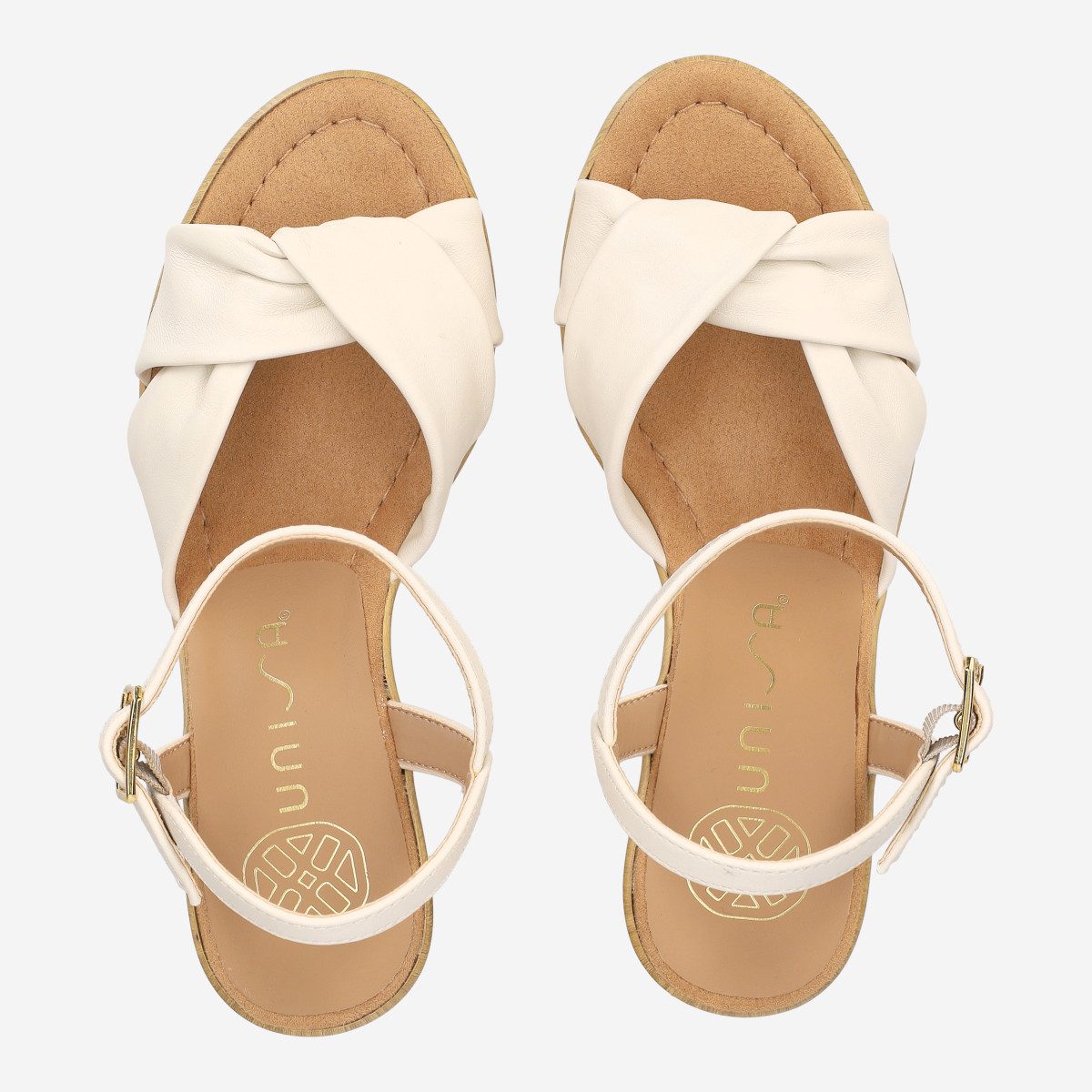 Unisa Unisa RAMIRO_NTO IVORY, Sandaletten, Weiß (Off-White), Damen Sandalette