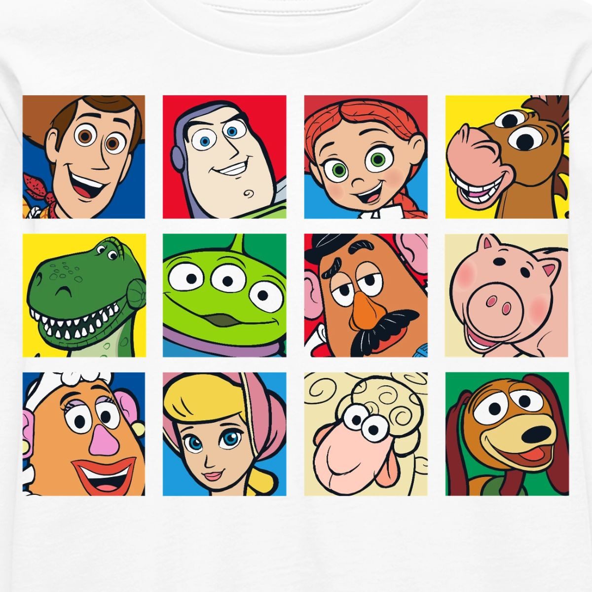 Spreadshirt T-Shirt Toy Story Friends Kacheldesign Kinder Premium Langarmshirt (1-tlg)