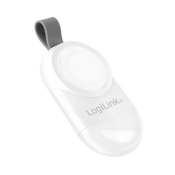 LogiLink Magnetisches kabelloses Ladegerät Induktions-Ladegerät (500 mA, 1-tlg., Mini, kompatibel mit Apple iWatch-Serie 1 / 2 / 3 / 4 / 5, USB-A)
