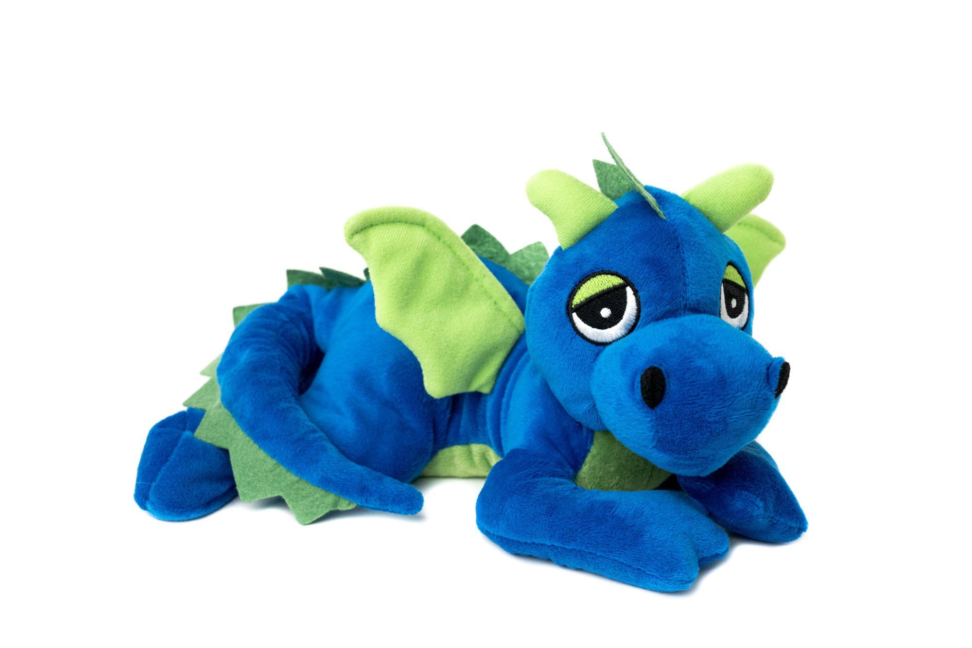 Wärmetier Wärmekissen Glücksdrache Mikrowelle/Ofen, Wärmflasche (Wärmekuscheltier) Habibi royalblau Habibi Plush