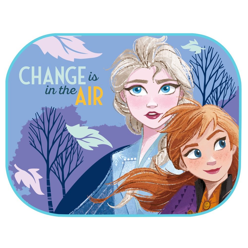 Seven Polska Autosonnenschutz FROZEN II "Brave and Change" - Sonnenschutz, Schattenspender, 2 Stück, 44 x 35 cm