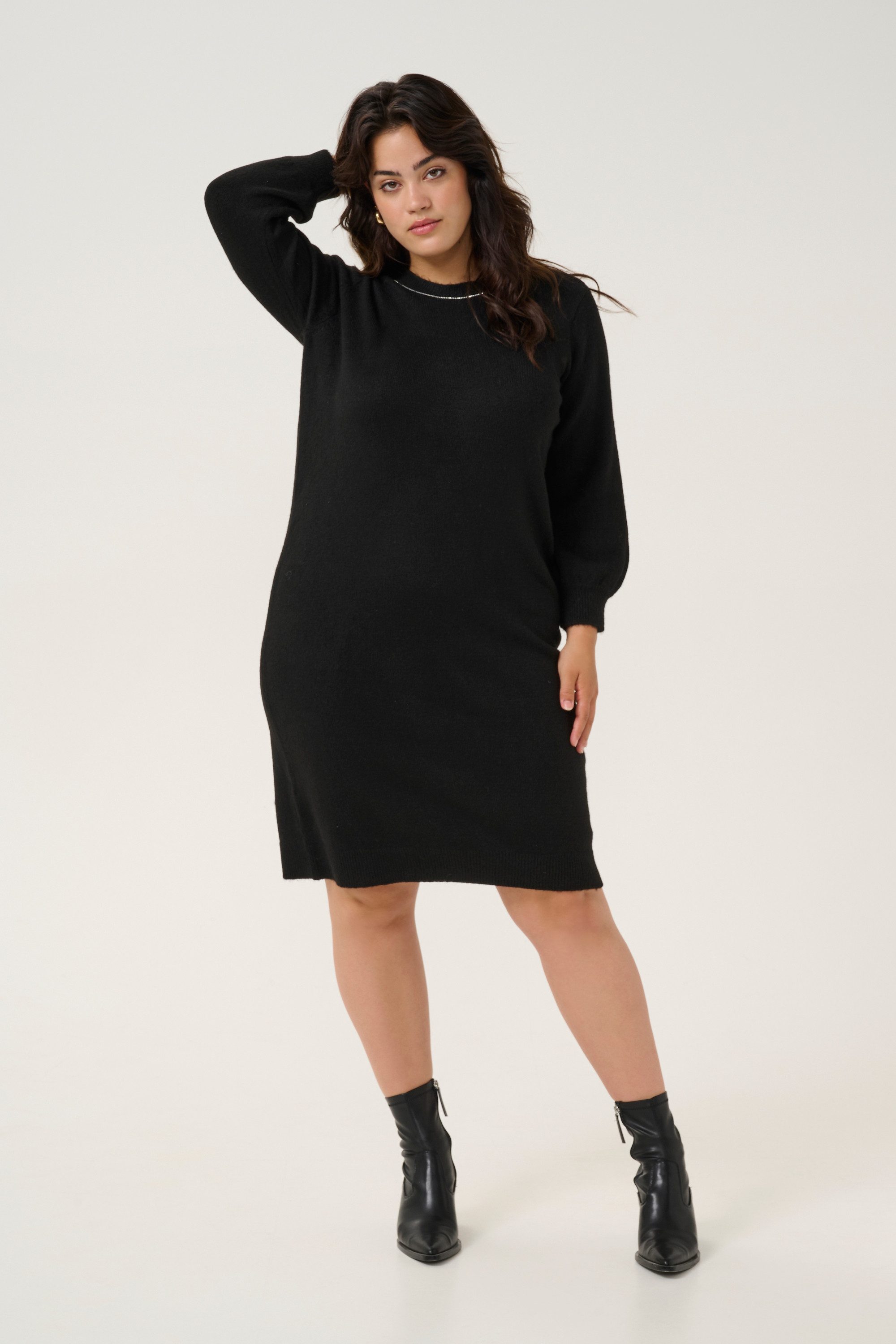 KAFFE Curve Strickkleid Kleid KCmerida Große Größen günstig online kaufen