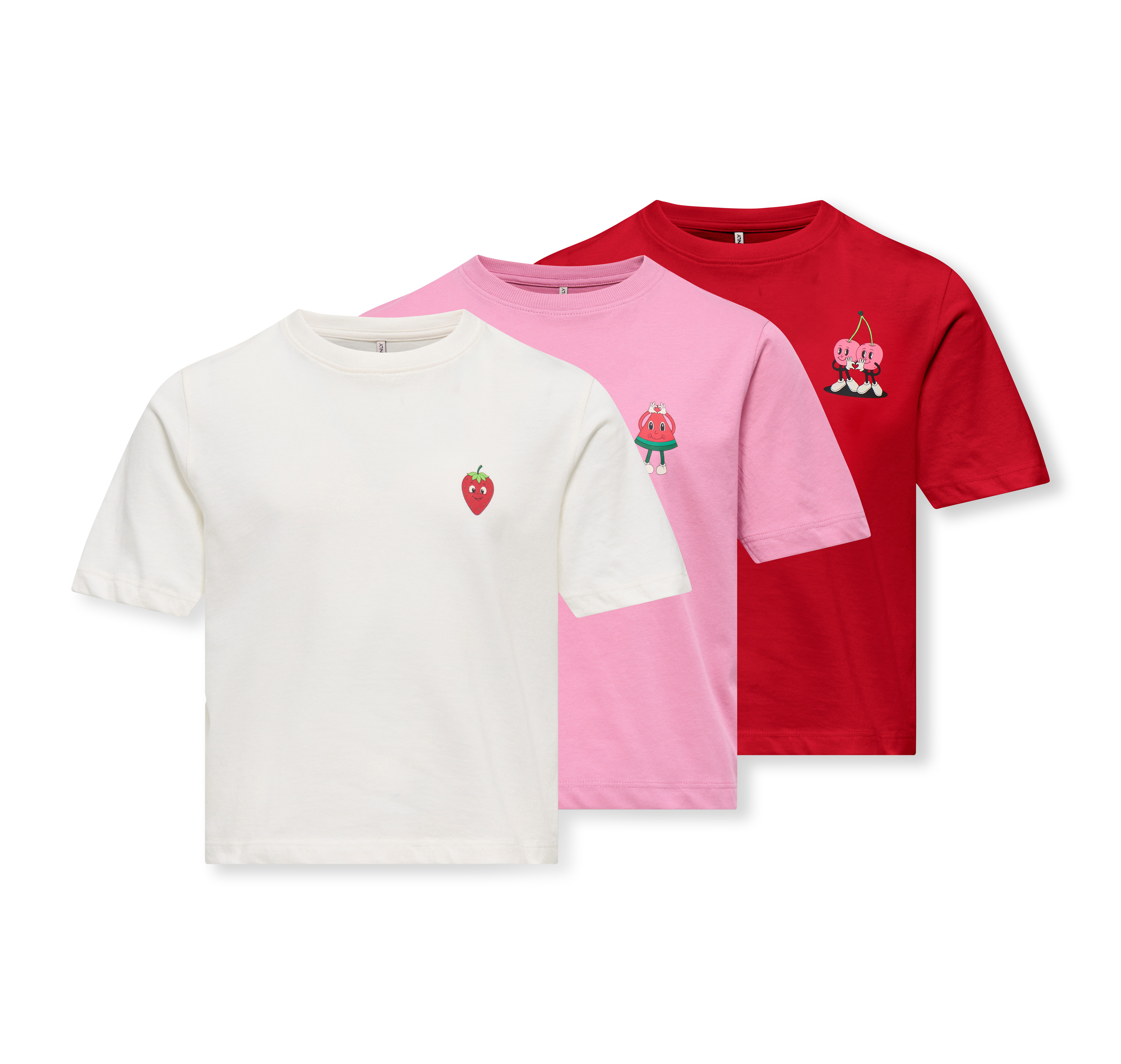 T-Shirt KOGREX S/S PRINTED TOP JRS 3-PACK