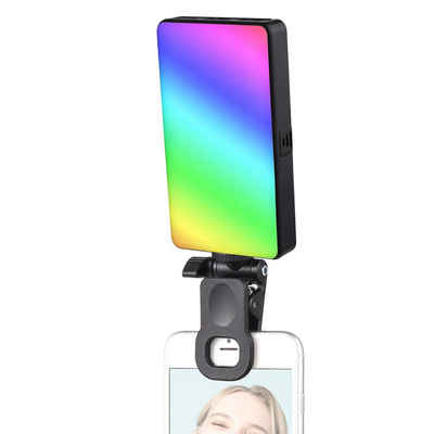 Andoer Videoleuchte W140RGB Pocket Clip-on RGB Videoleuchte 2500K-9000K