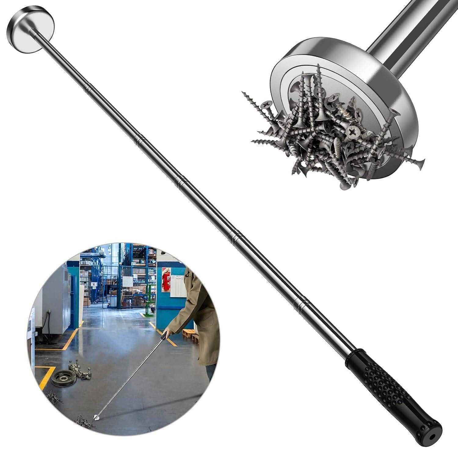 LuxusKollektion Magnet Magnet Pick Up Tool Teleskopstab 15.8kg Tragkraft verstellbar