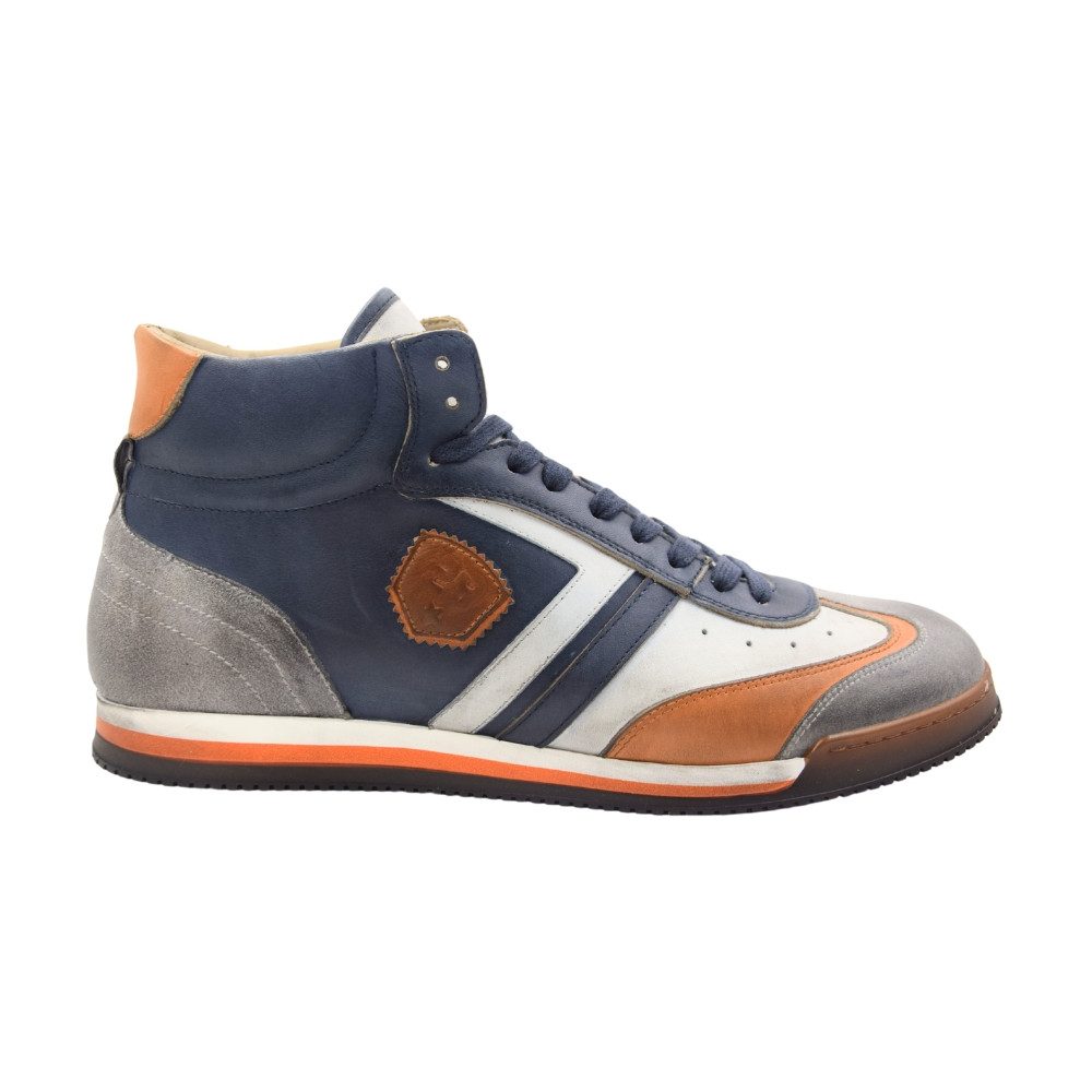 Kamo-Gutsu Kamo-Gutsu Navy Combi Herren Sneaker Sneaker Wechselfussbett