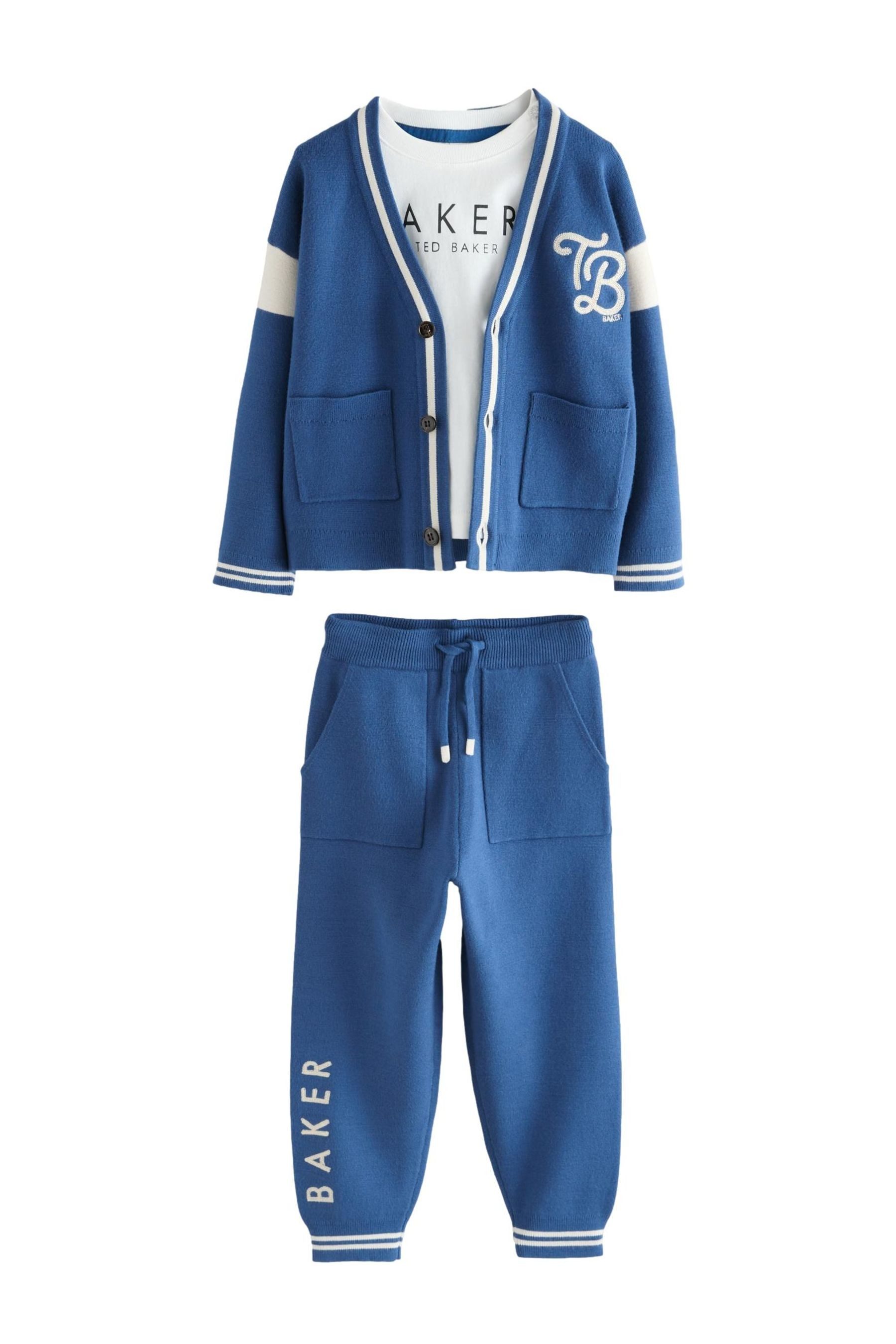 Shirt & Hose Baker by Ted Baker Strickjacke, T-Shirt + Joggers