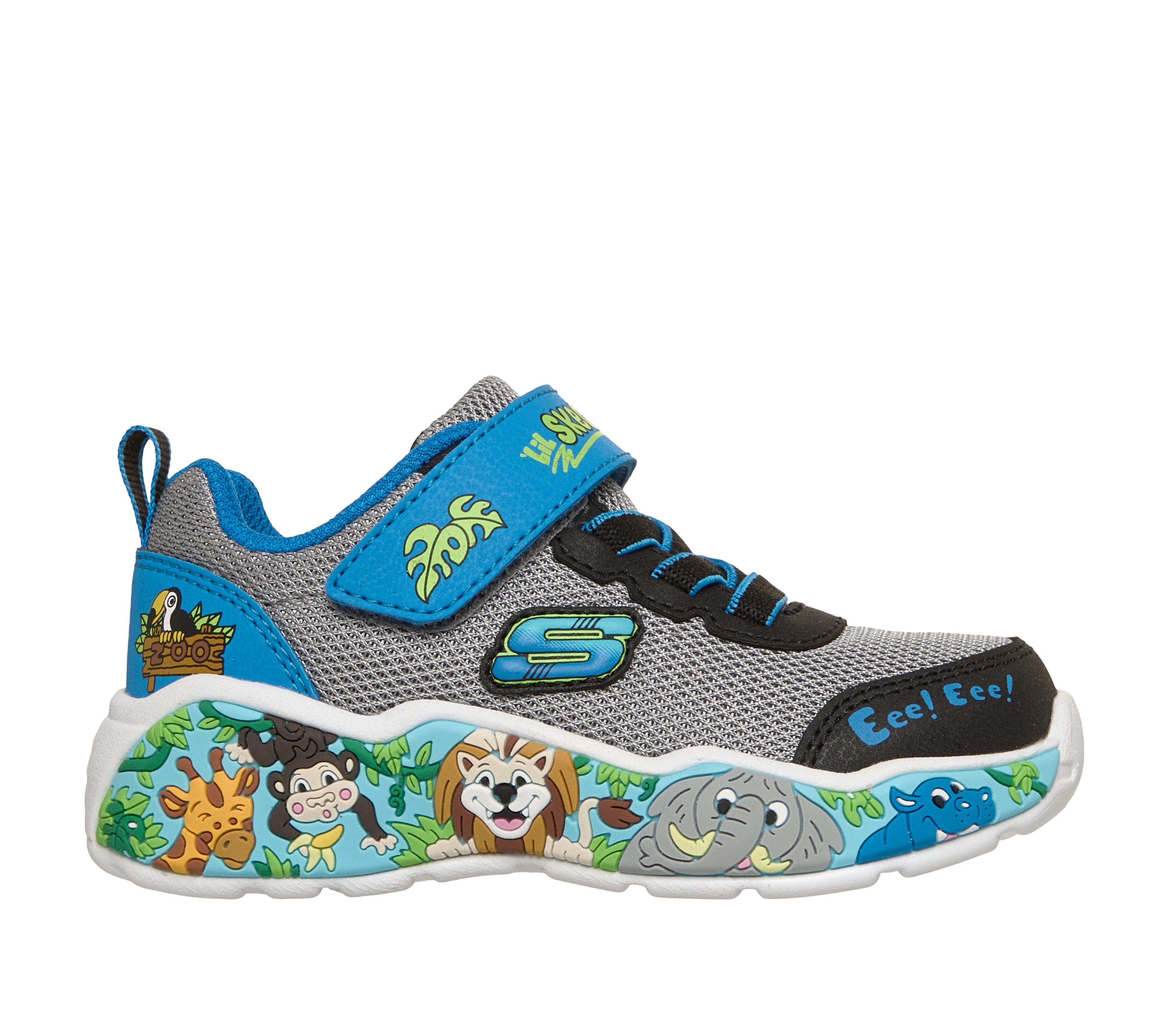 Skechers PLAY SCENE Lauflernschuh Freizeitschuh mit bedruckter Sohle, Größenschablone zum Download – Bild 5 von 5