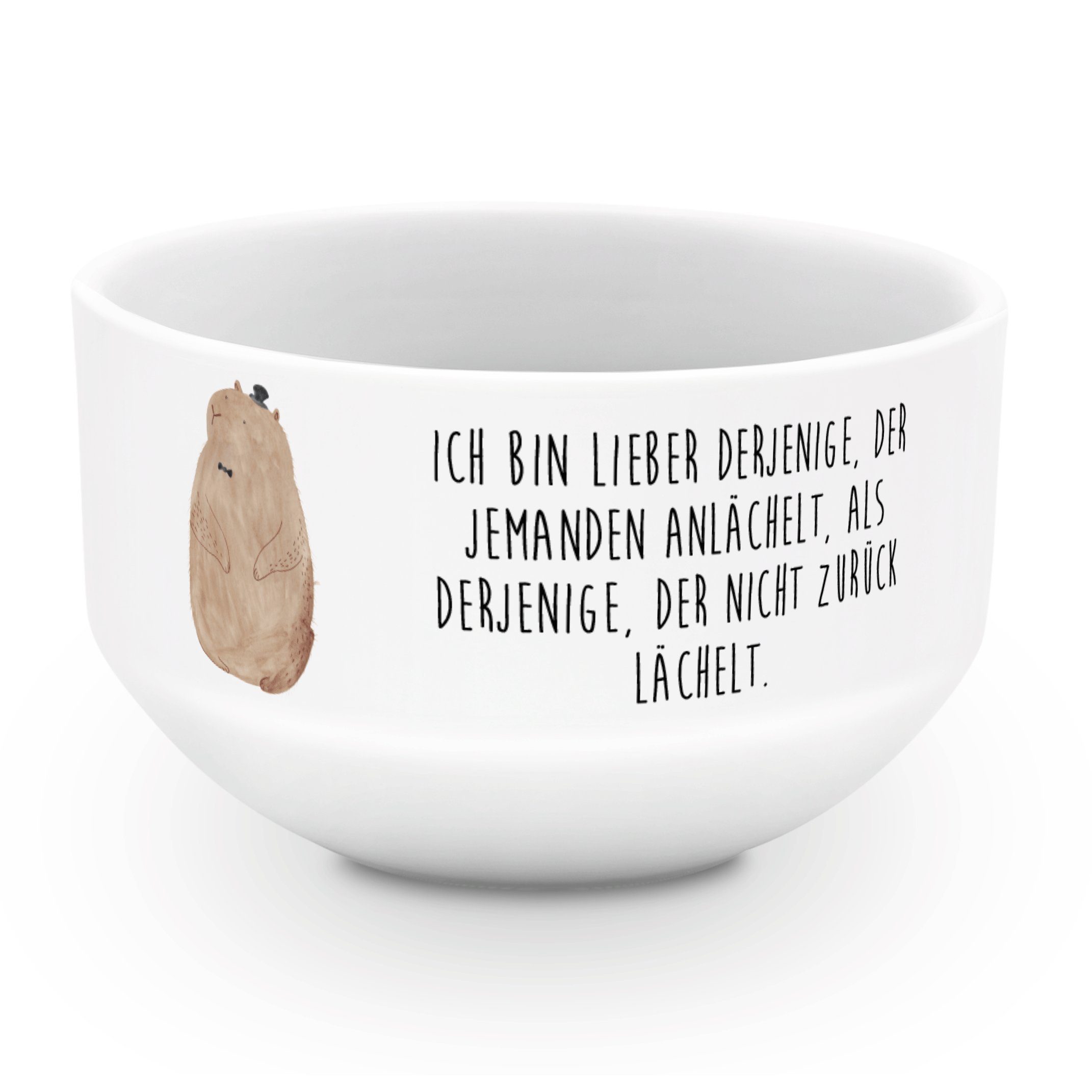 ᐅ Mr. & Mrs. Panda Müslischale Murmeltier Weiß Geschenk, Knigge