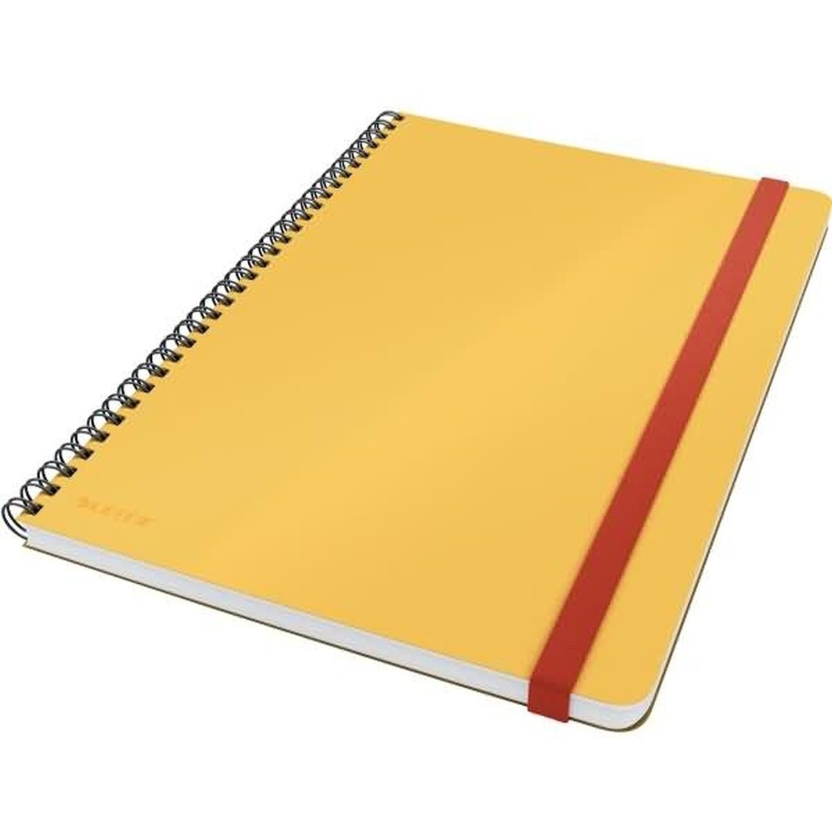 LEITZ Notenblock Collegeblock Cosy B5 PP liniert 80 Blatt gelb