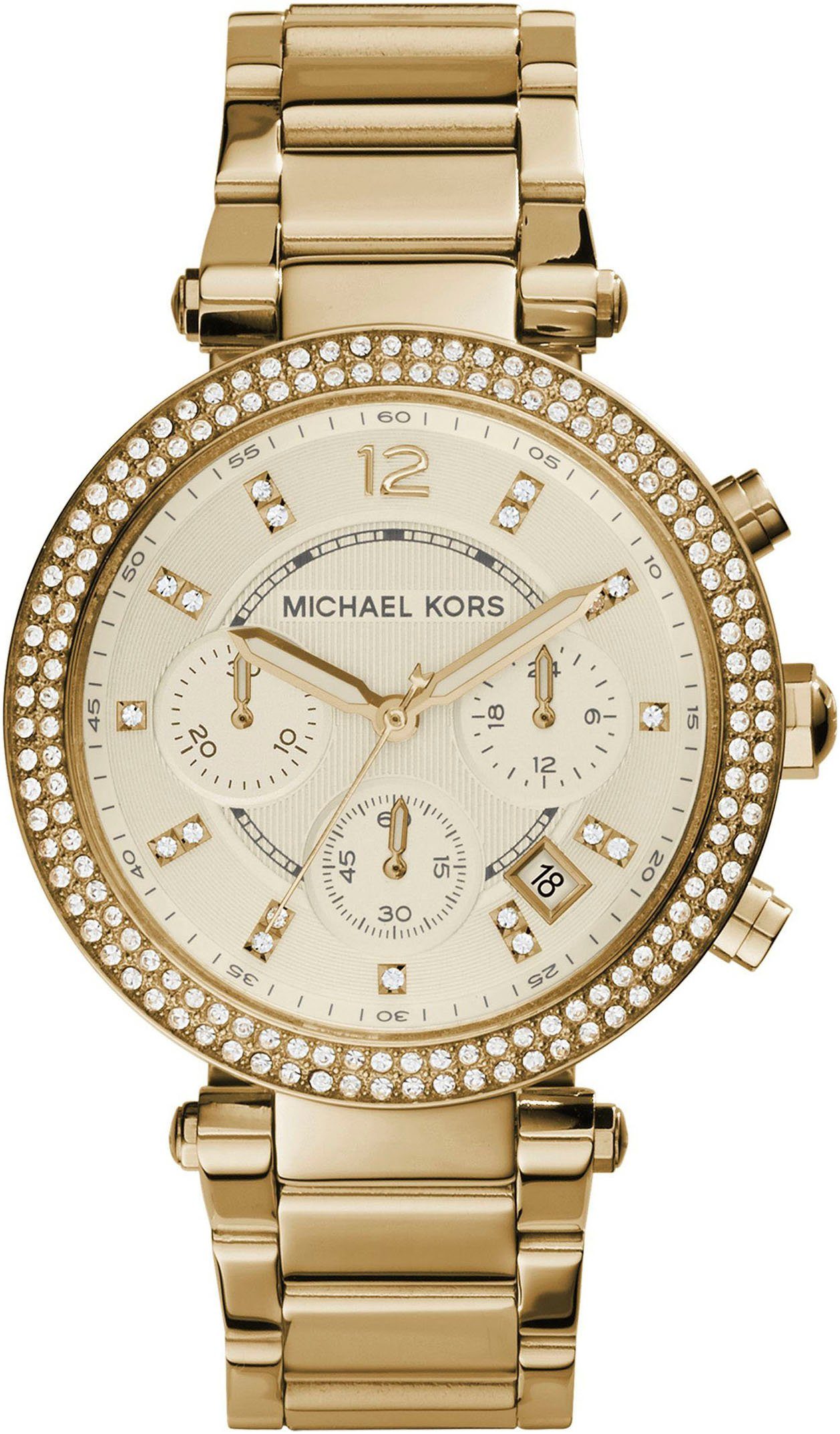 MICHAEL KORS Chronograph PARKER MK5354, Quarzuhr, günstig online kaufen
