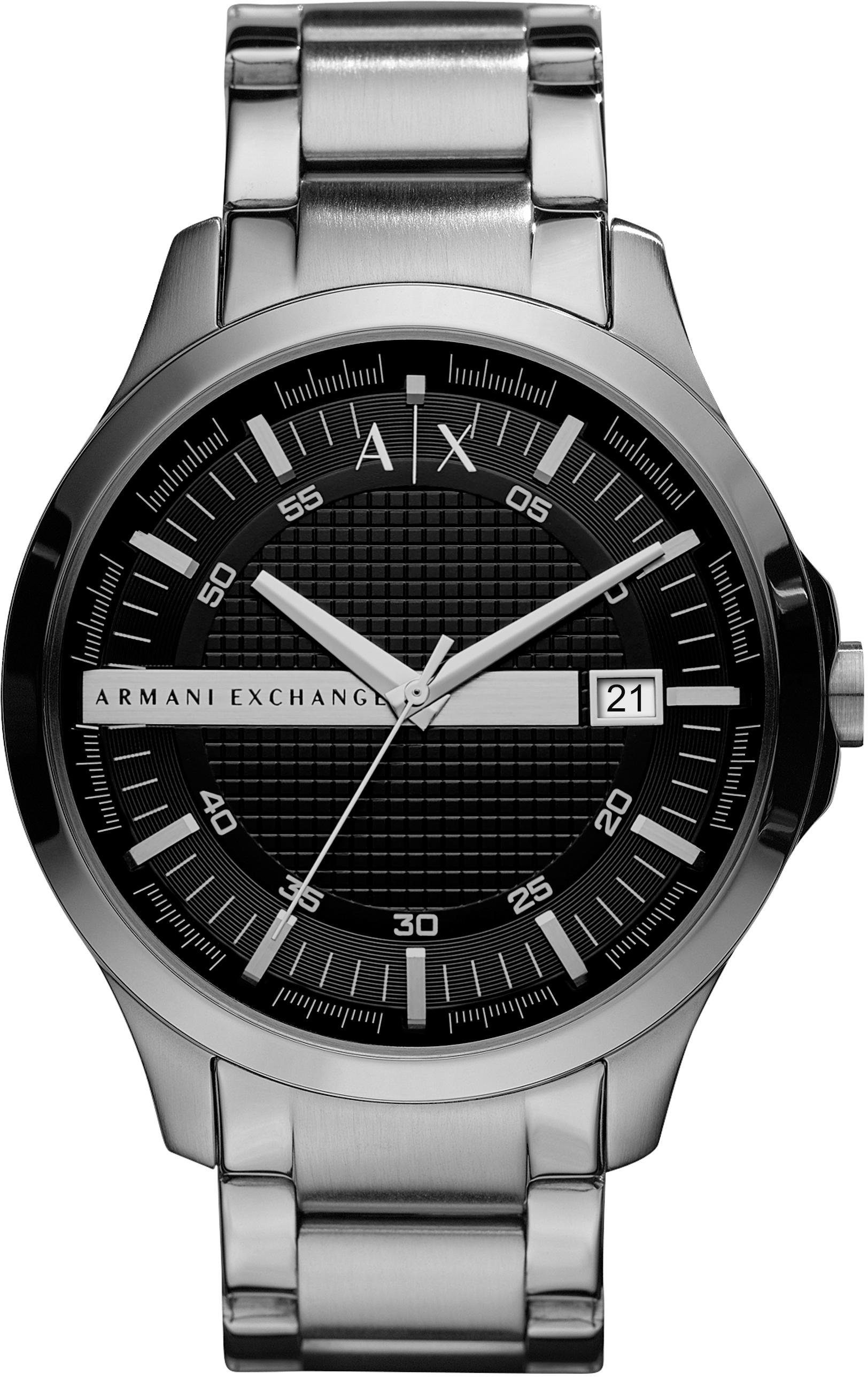 ARMANI EXCHANGE Quarzuhr AX2103, Armbanduhr, Herrenuhr, Datum, analog, Edel günstig online kaufen