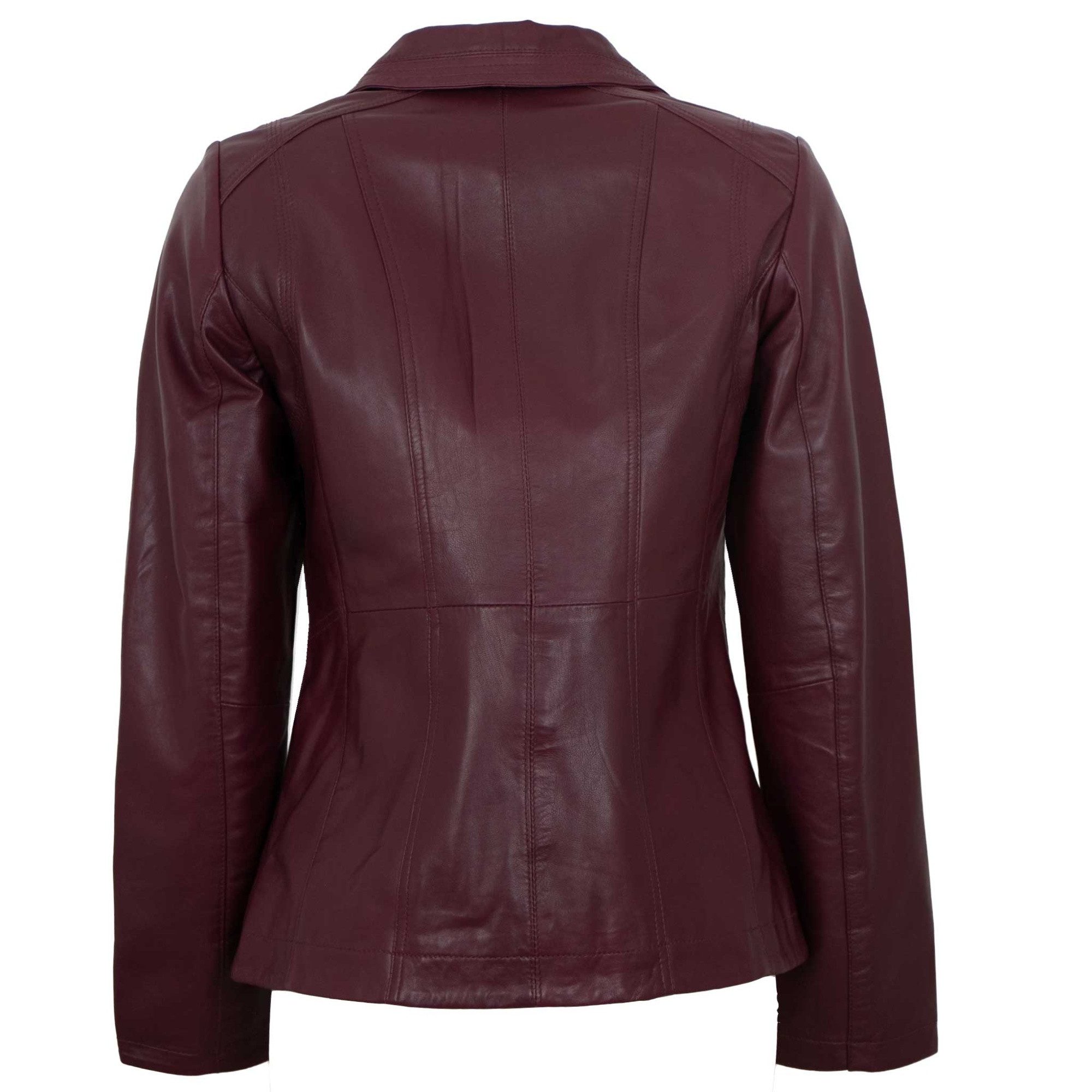 Maddox Lederjacke Paulina MADDOX - Damen Lederjacke Lammnappa bordo