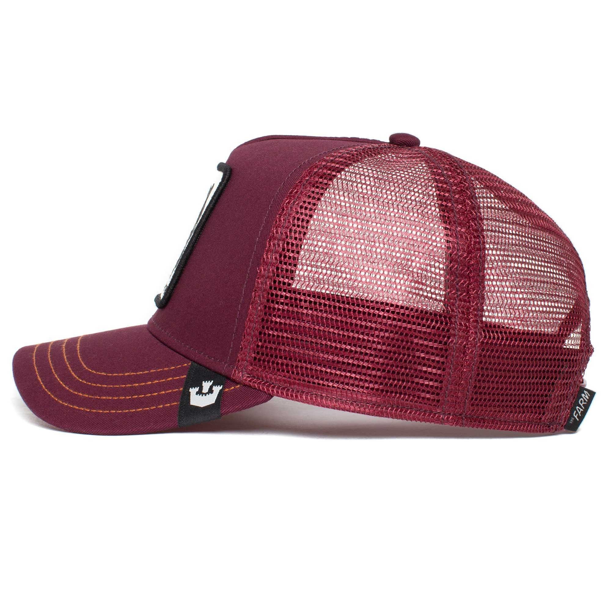 GOORIN Bros. Baseball Trucker Unisex Kappe, One The Panther Cap Cap Frontpatch, - Size maroon
