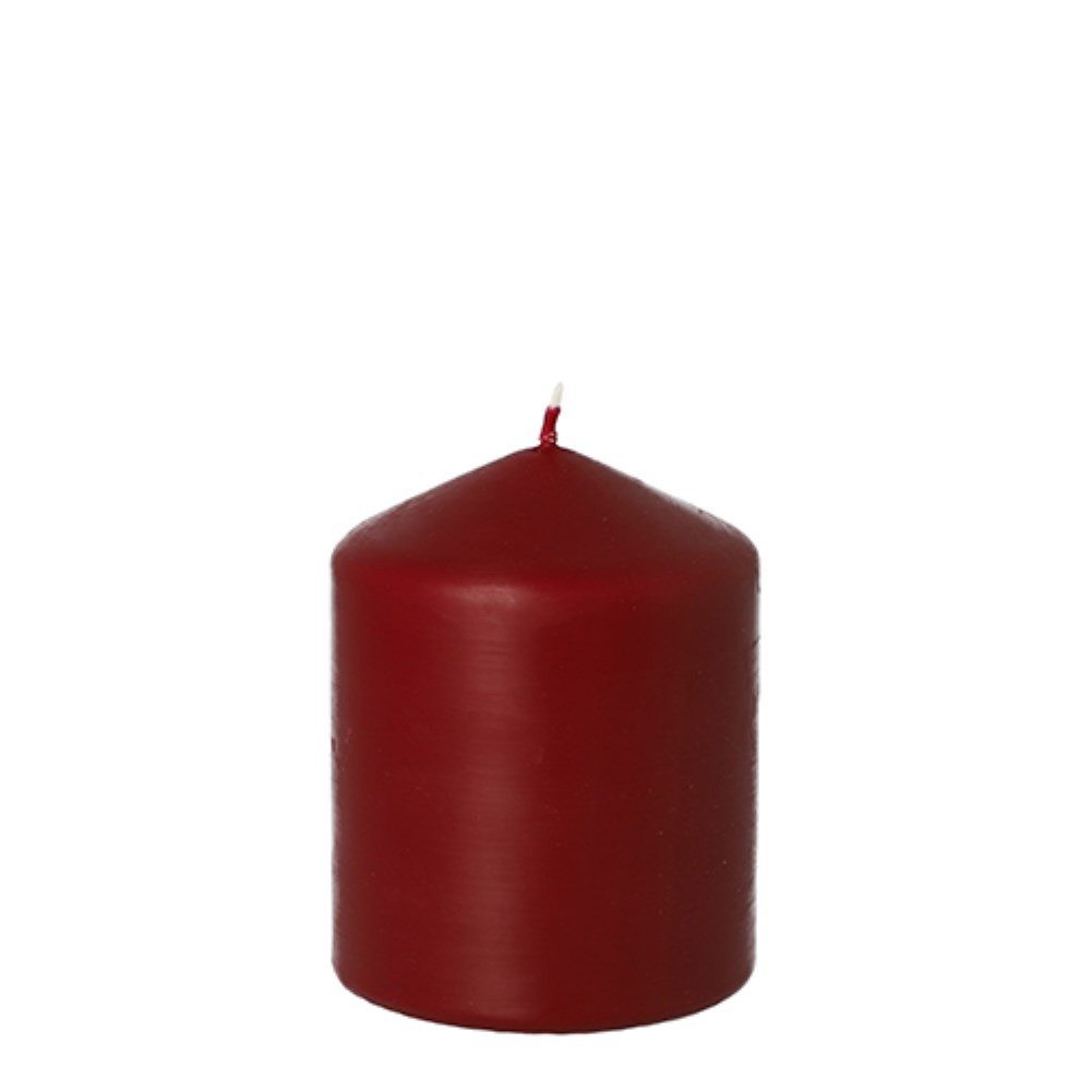 PAPSTAR Stumpenkerze Stumpenkerze Ø 80 mm · 100 mm kirsche