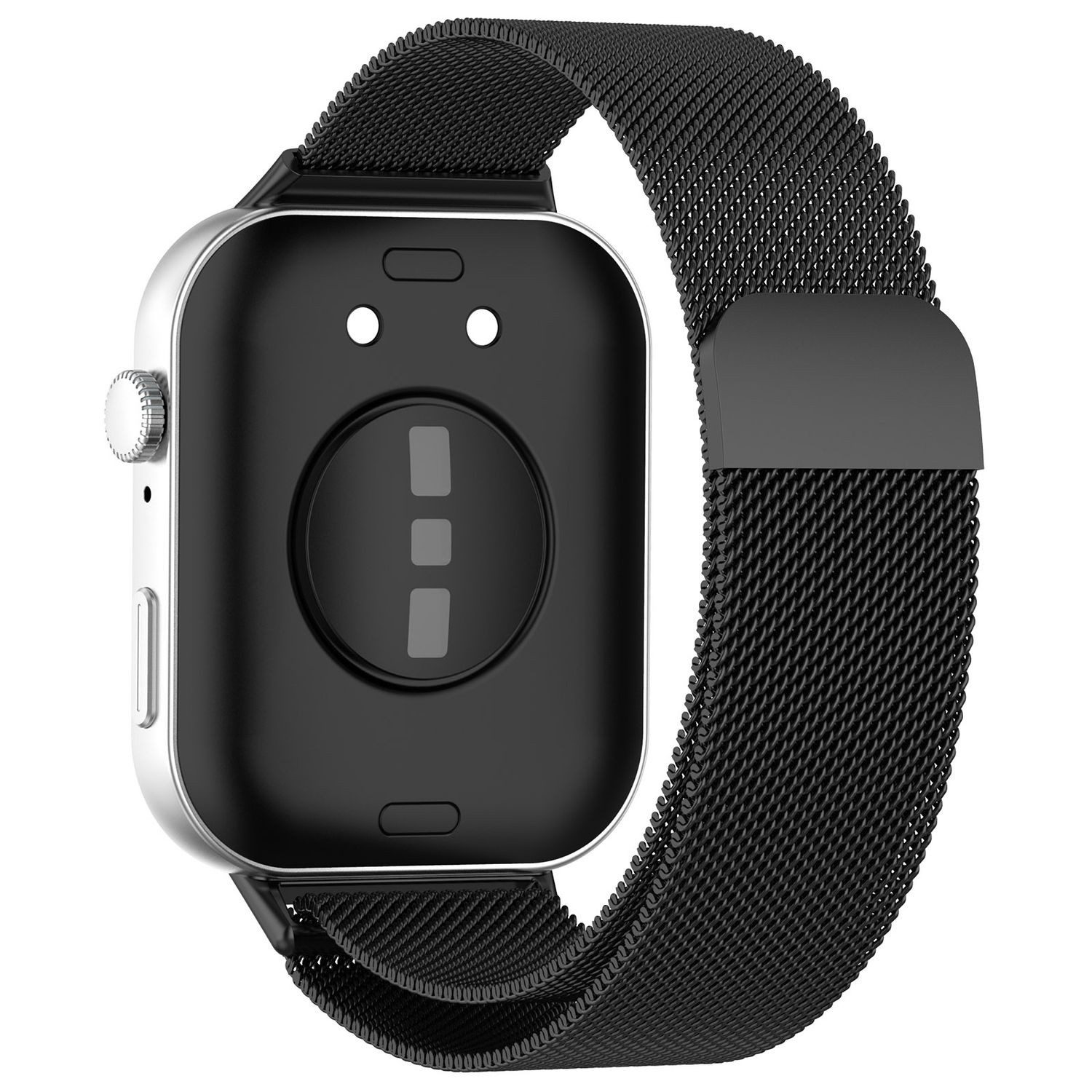 Wigento Smartwatch-Armband Milanese Metal Smart Watch günstig online kaufen