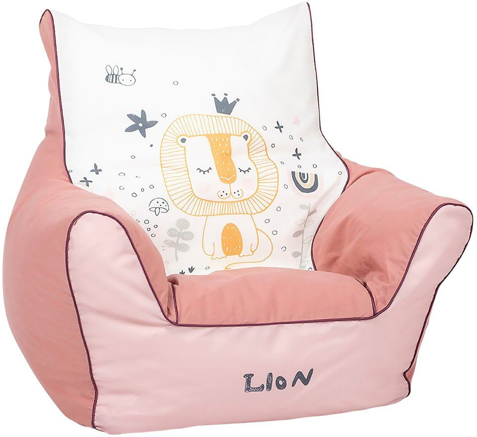 Knorrtoys® Sitzsack Löwe Leo, für Kinder; Made in Europe | Sitzsäcke