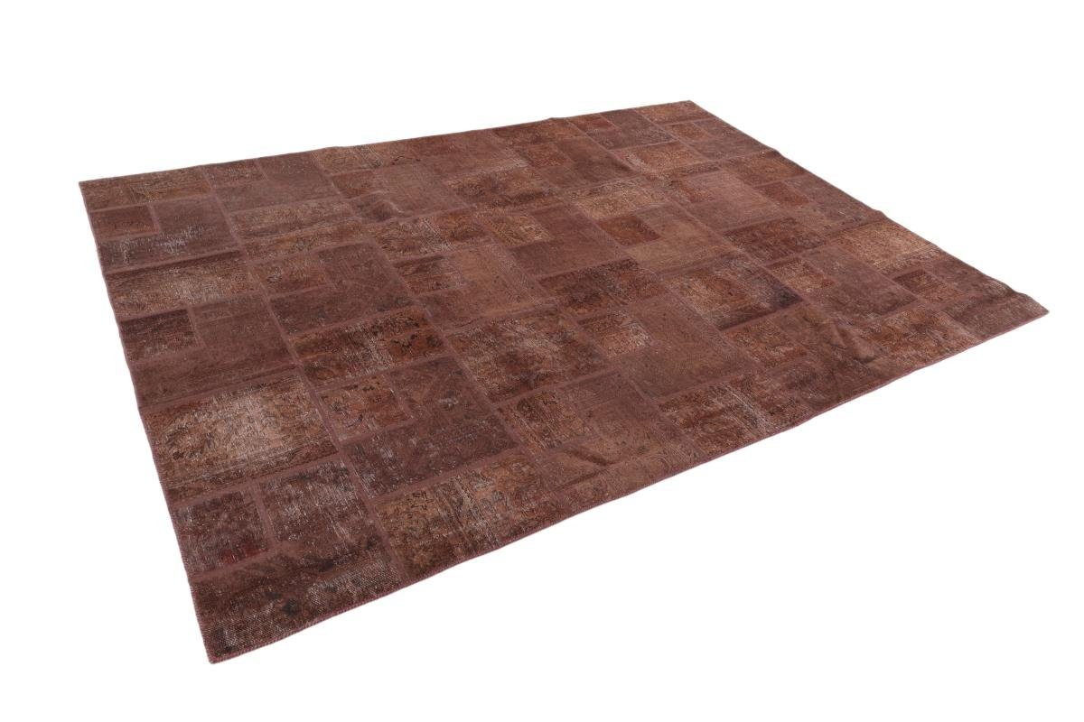 Orientteppich Patchwork 5 rechteckig, mm Höhe: Orientteppich, Moderner Nain Trading, Handgeknüpfter 251x349