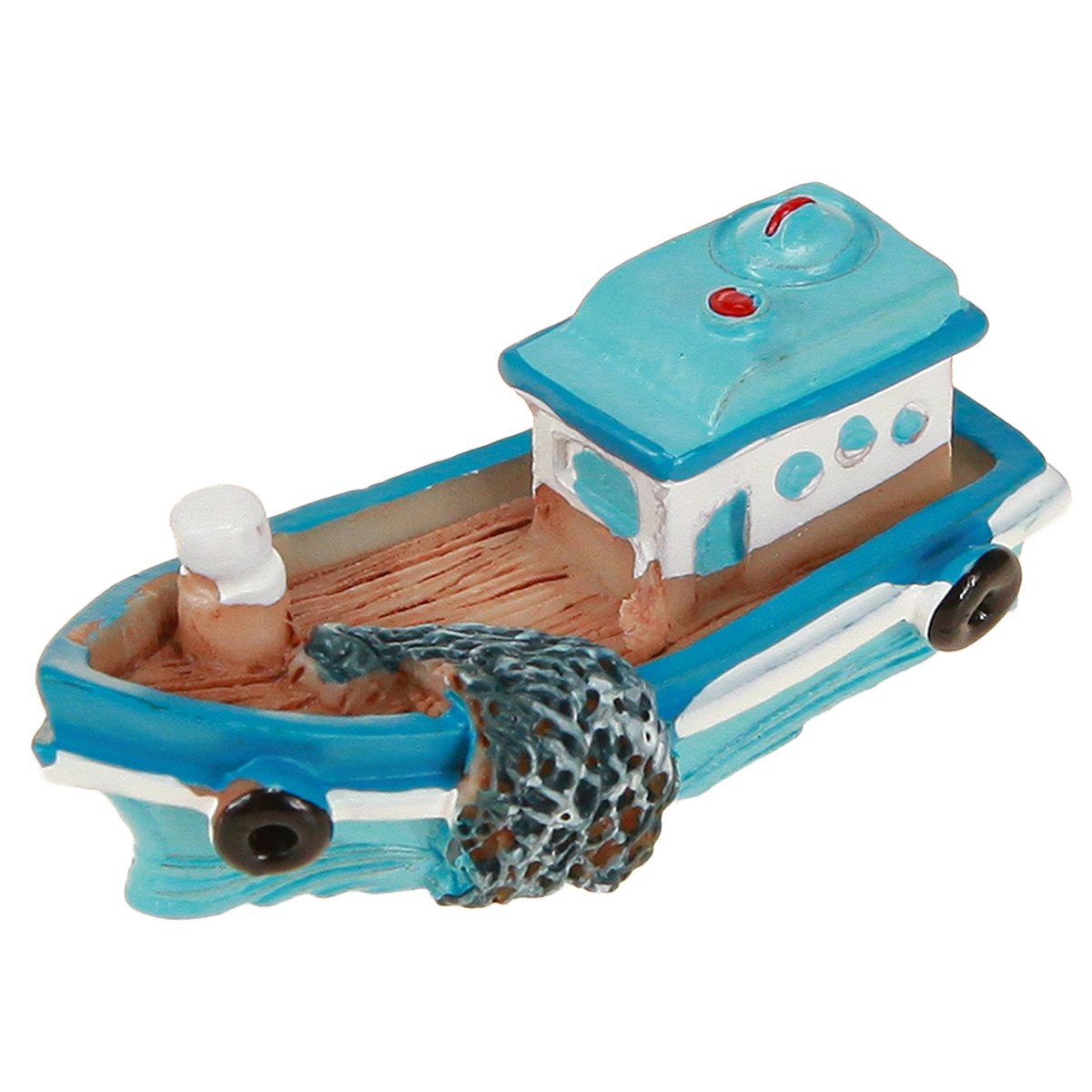 Viana Dekofigur Deko Schiffchen Boot Blau Rot Maritime Tischdeko Miniatur S günstig online kaufen