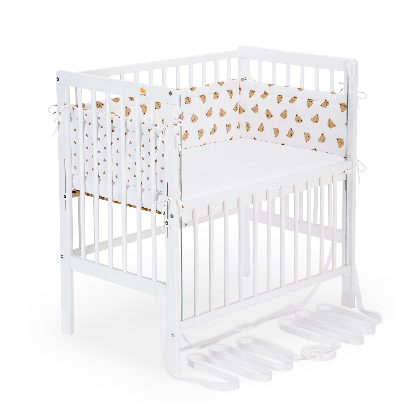 FabiMax Beistellbett Flex weiß, 2in1, Beistellbett günstig online kaufen