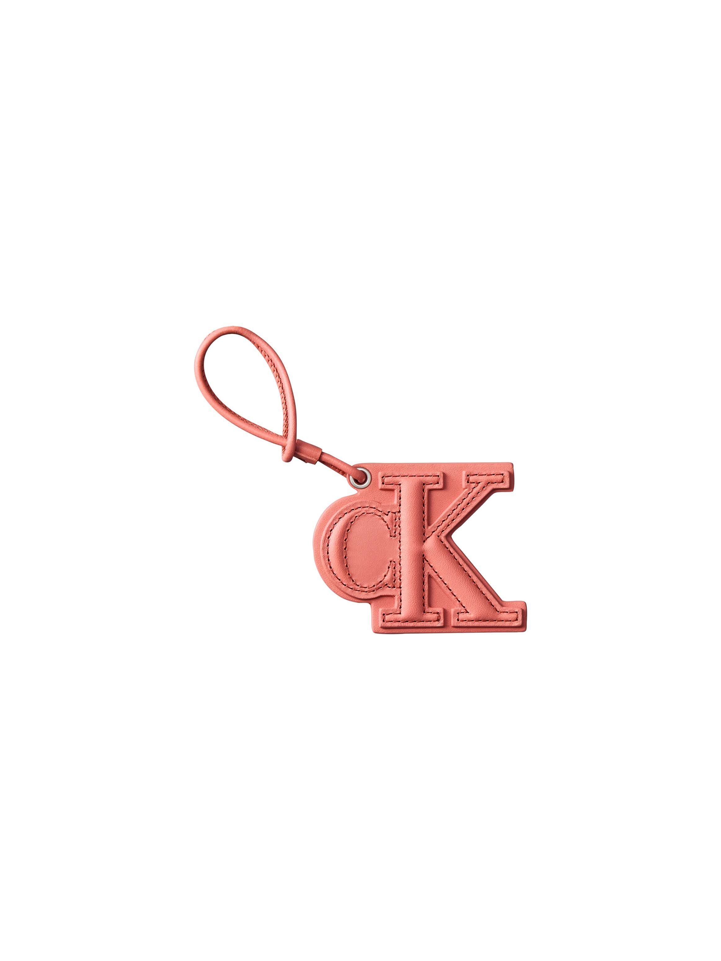 Calvin Klein Schlüsselanhänger DEBOSS MONOGRAM PATCH BAG CHARM, Taschenanhänger, Taschen Charm, Bag Charm