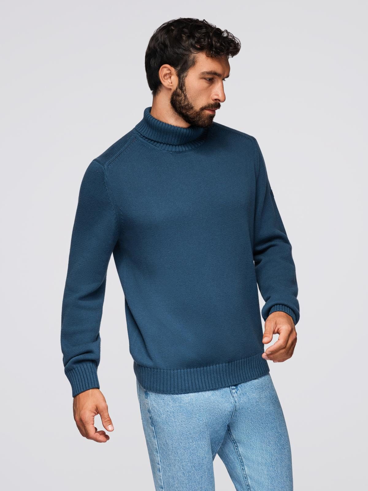 OMBRE Rollkragenpullover Strickpullover mit Rollkragen