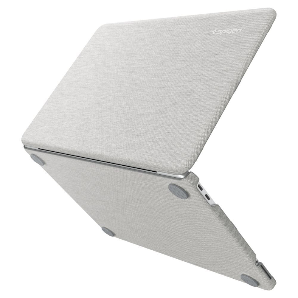 Spigen Laptop-Hülle Notebookschale Schutzhülle Hartschale 13 Zoll, Nylongewebe, zweiteilig, belüftet, MagSafe