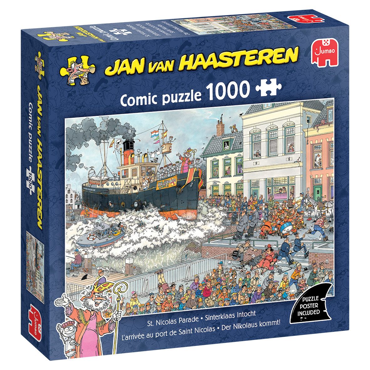 Jan van Haasteren Puzzle Jan van Haasteren, Der Nikolaus kommt, 1000 Teile Puzzle, 1000 Puzzleteile