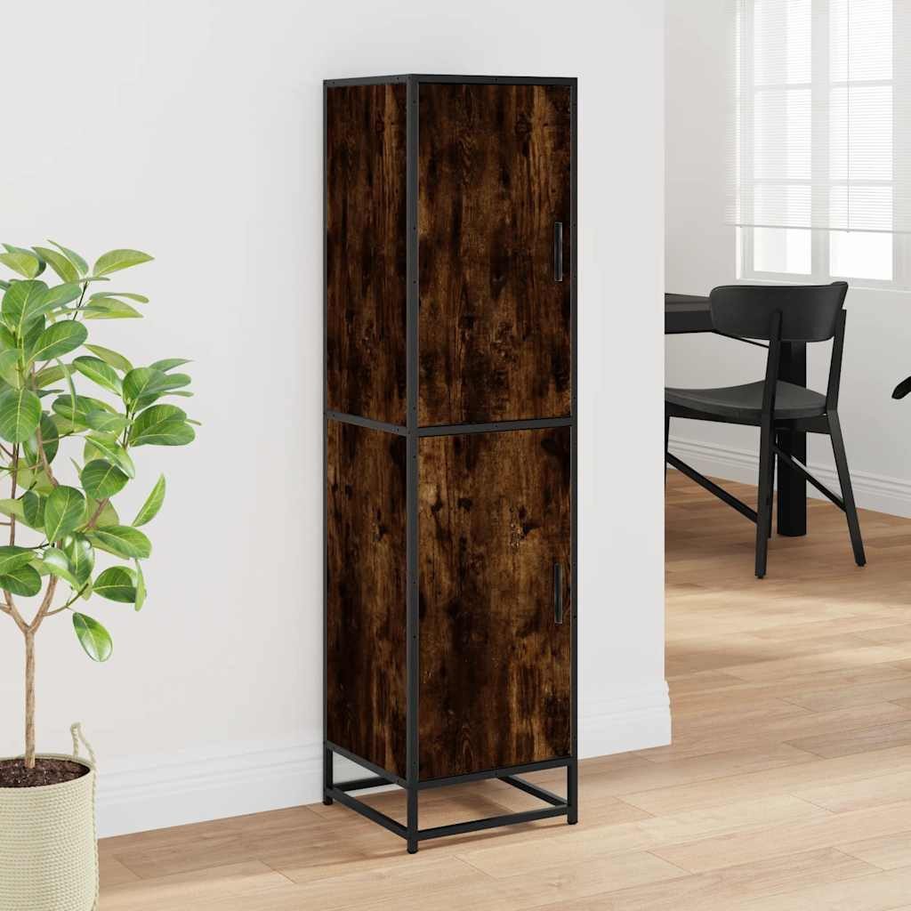 vidaXL Highboard Highboard Räuchereiche 35,5x35x139 cm günstig online kaufen