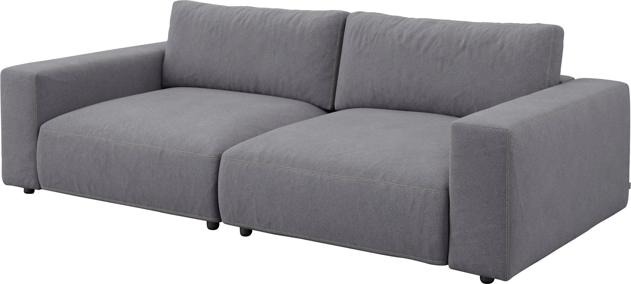 Musterring in 2,5-Sitzer by und Big-Sofa 4 GALLERY Qualitäten unterschiedlichen LUCIA, Nähten, branded vielen M