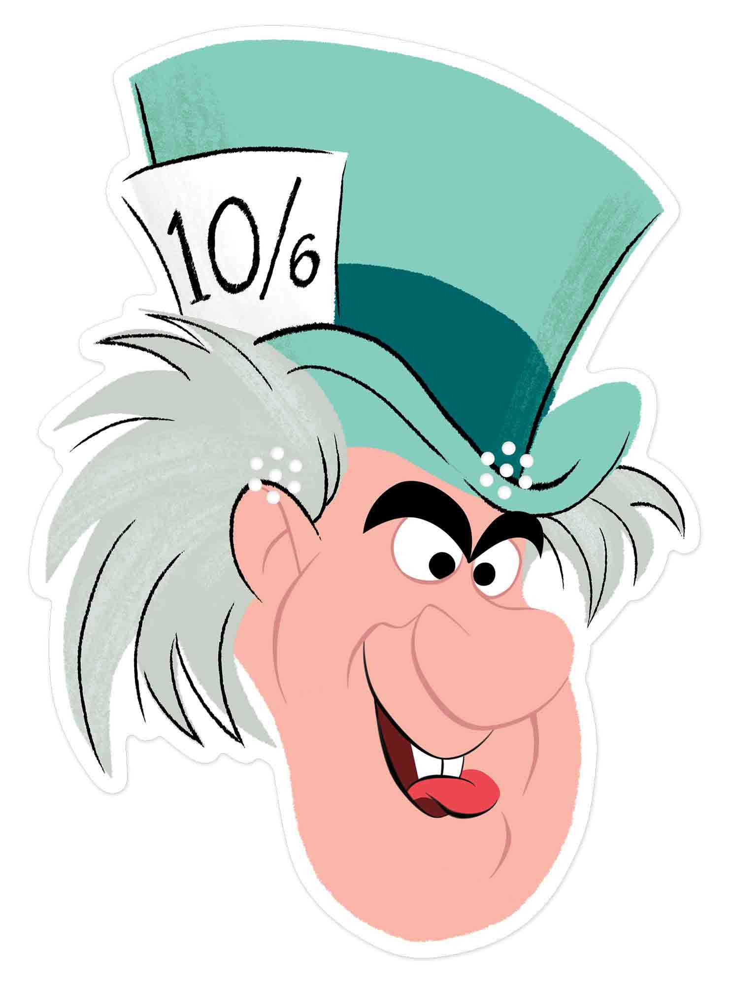 Verkleidungsmaske Disney - Masken - Mad Hatter Maske
