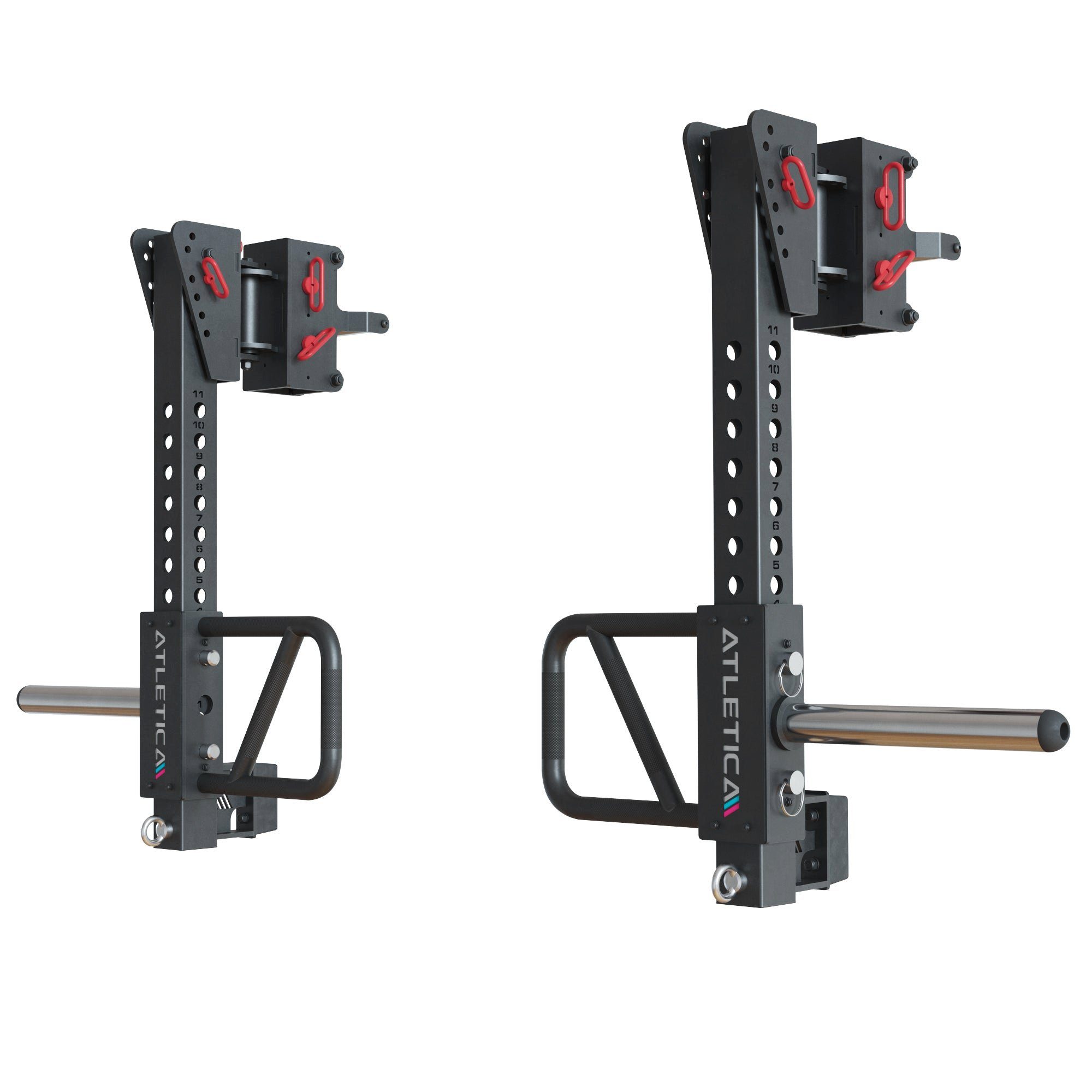 ATLETICA Power Rack R8-Jammer Arms, 75x75x3 mm Stahlprofil, 54 kg, 110 cm