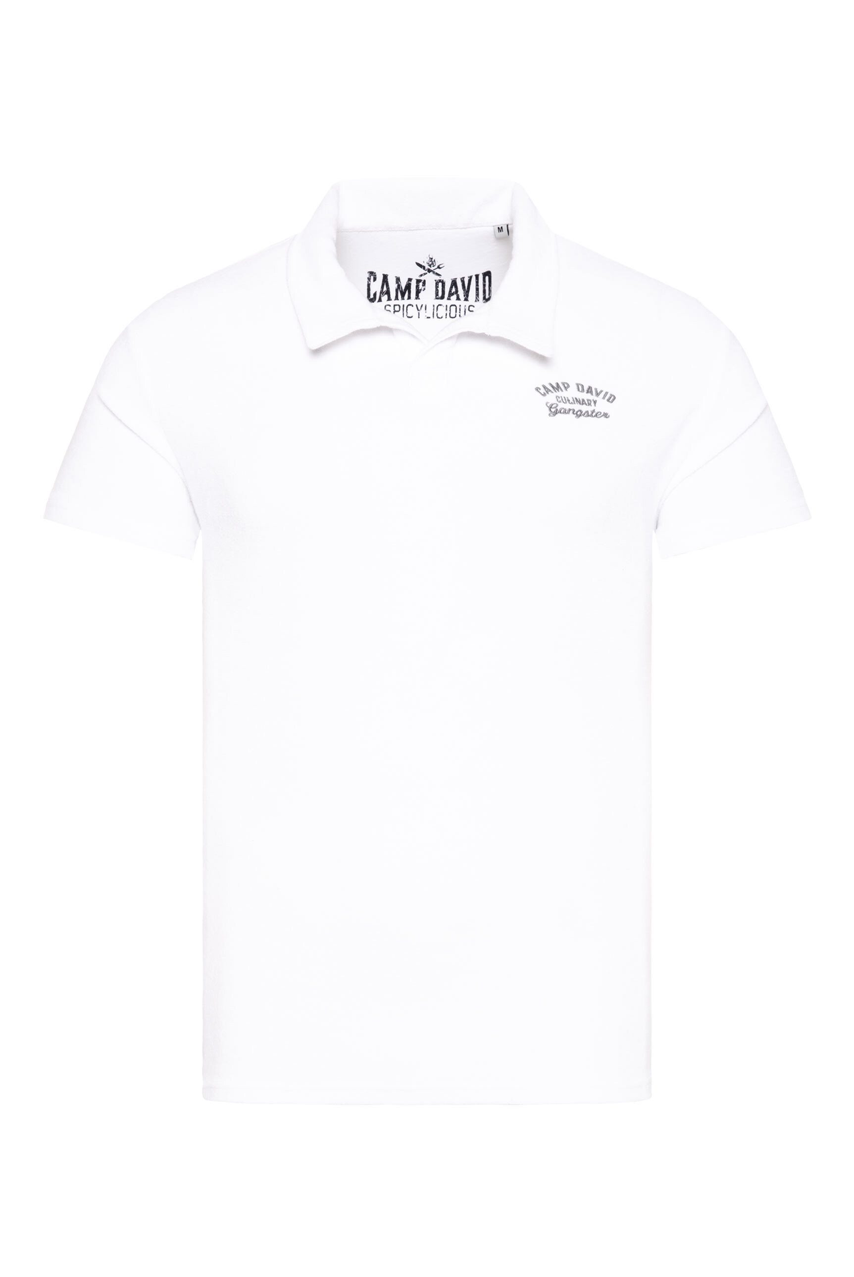 CAMP DAVID Poloshirt mit Stickerei günstig online kaufen