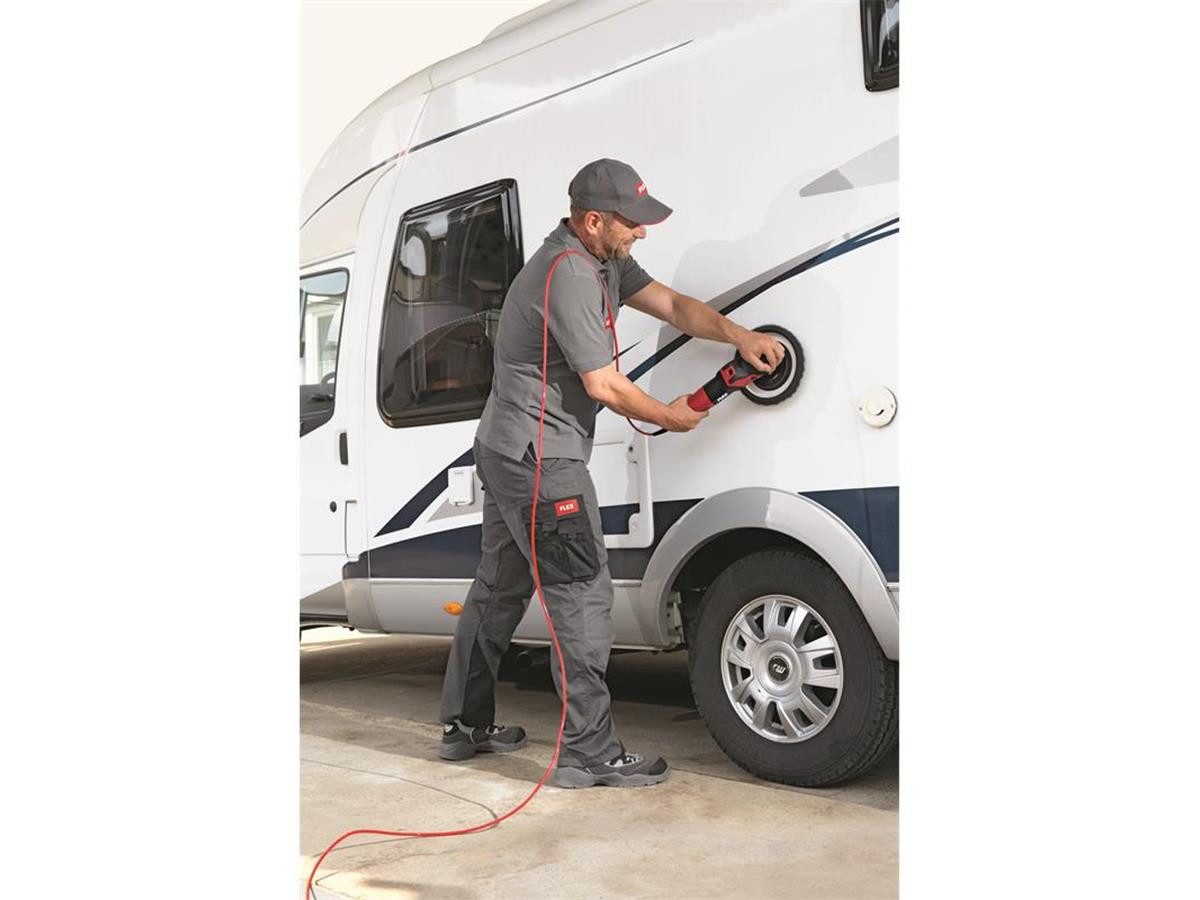 Flex Rotationspoliermaschine PE 14-1 180, 250 min. U/min, 1380 max. U/min, (2 tlg), Poliert mit extrem niedrigen Touren und hohem Drehmoment