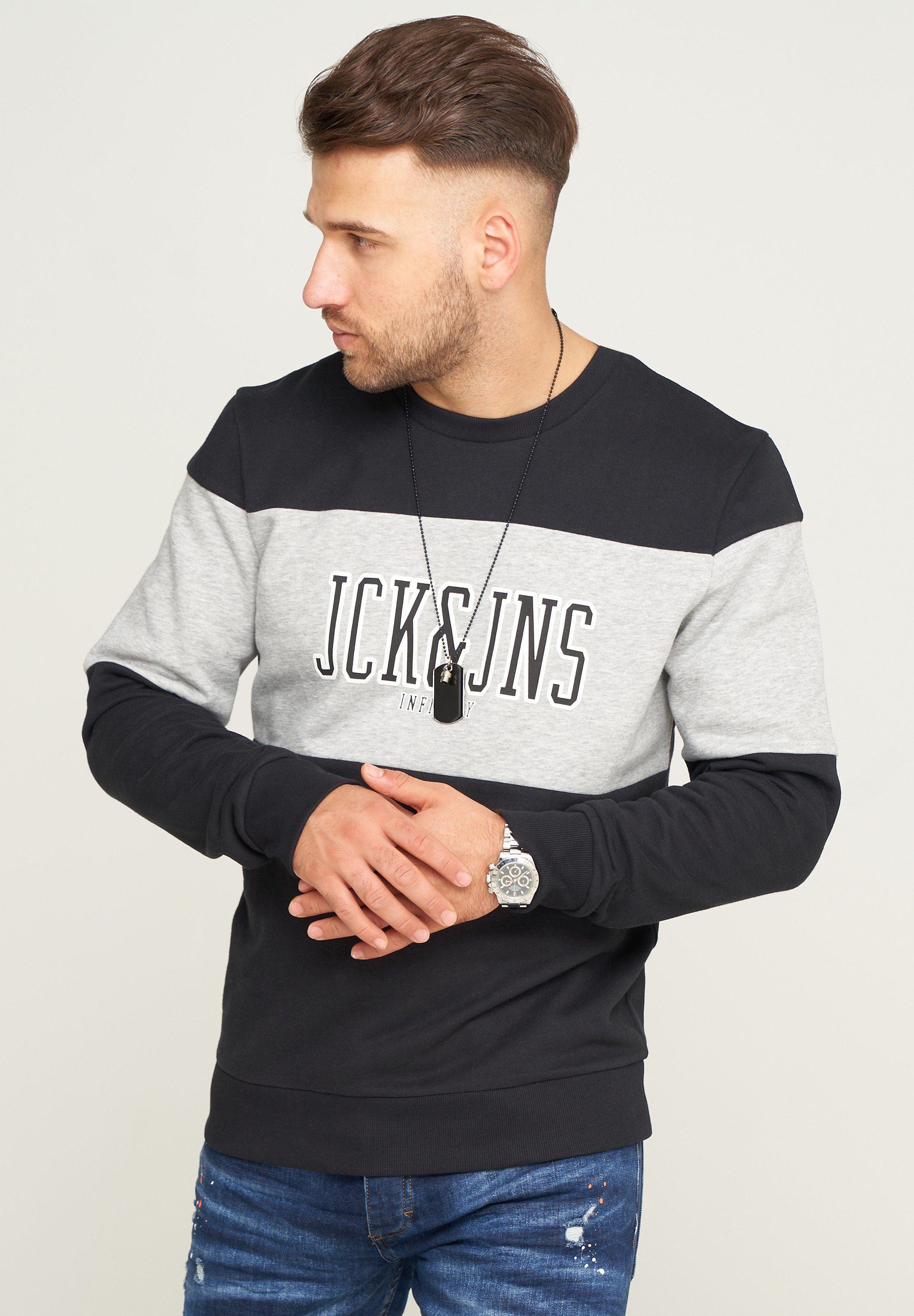 Jack & Jones Sweatshirt CUT SWEAT CREW