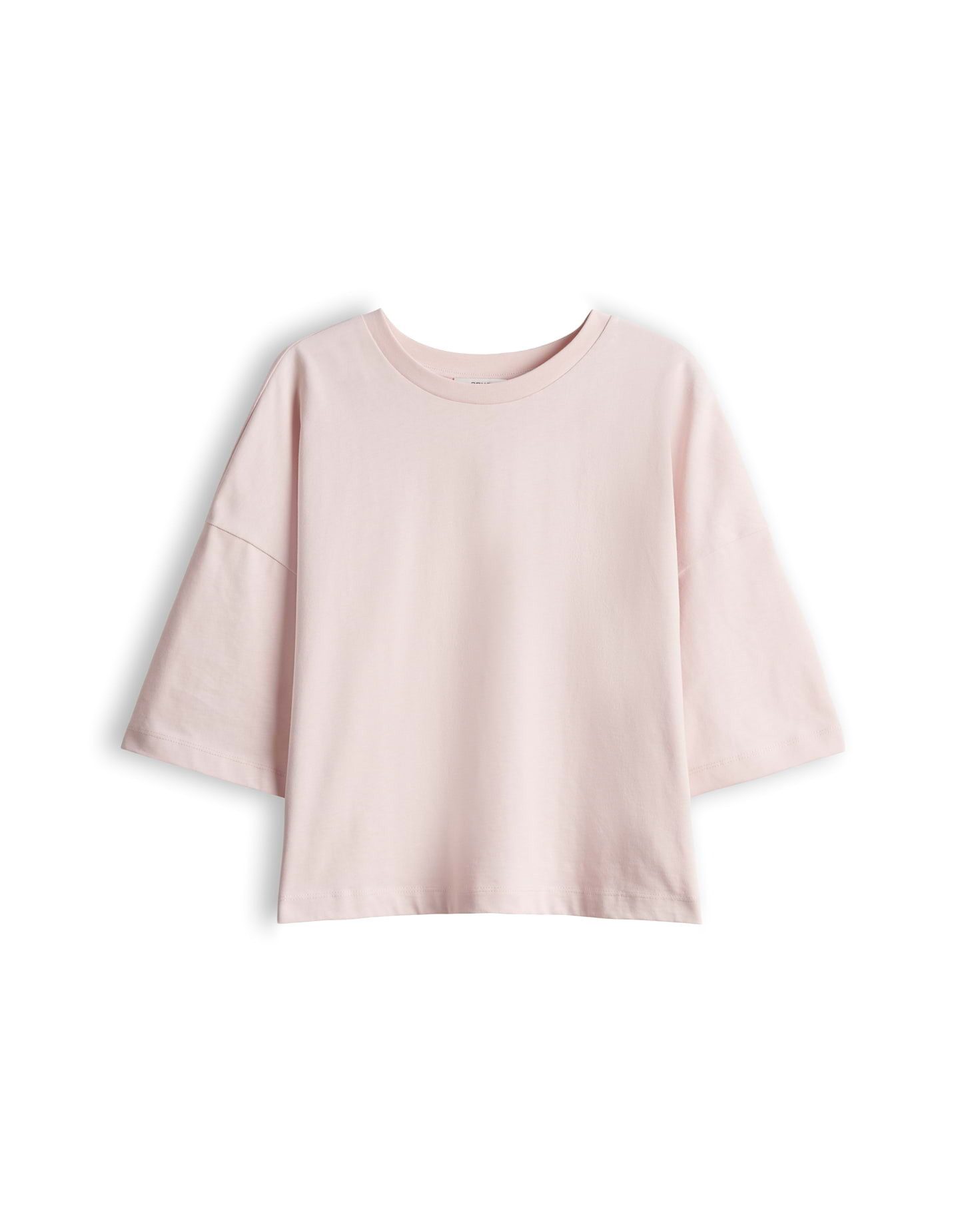 OPUS T-Shirt Boxy T-Shirt aus reinem Baumwolljersey Oversized Passform, Seitenschlitze für lässigen Look