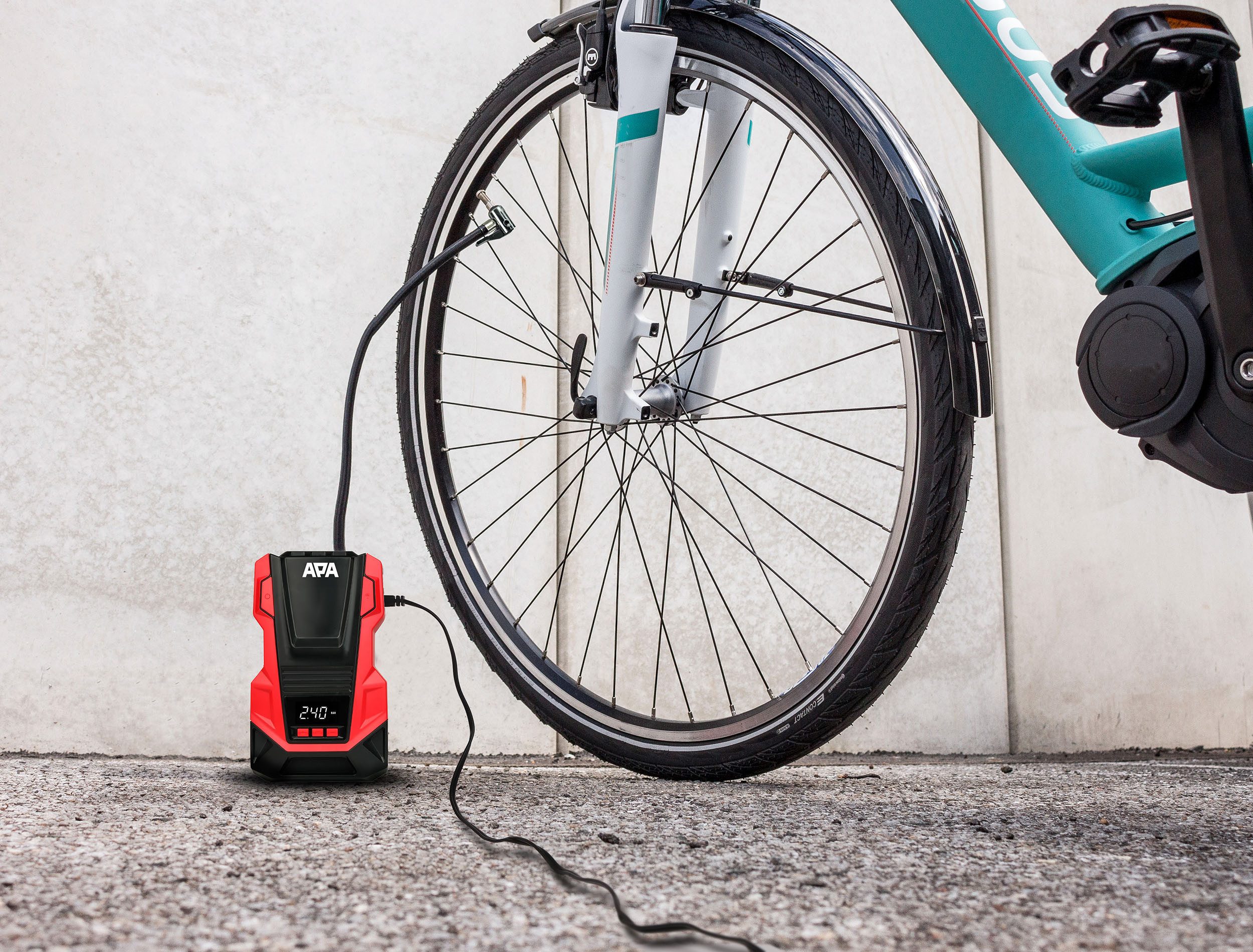 APA Kompressor, 120 W, max. 10,3 bar, 5-tlg.