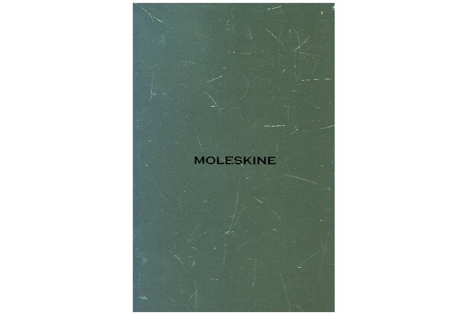 MOLESKINE Notizbuch Moleskine Silk Notizbuch large/A5, liniert, fester Einband, gelb, m...